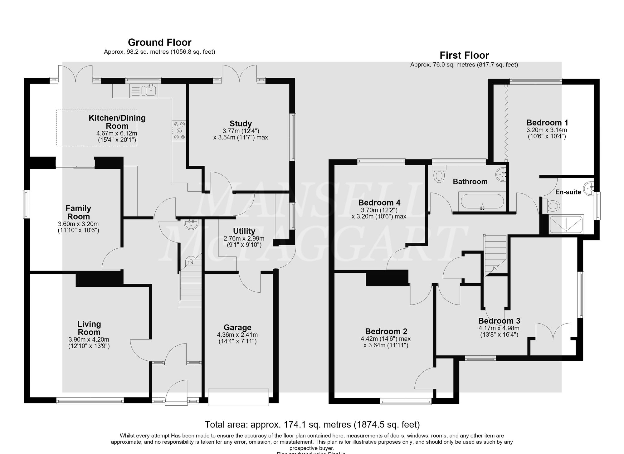72 Fairlawn Drive, East Grinstead floorplan