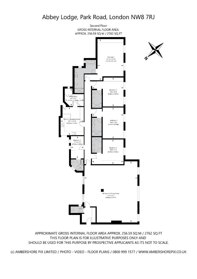 Flat 20, Abbey Lodge, Park Road, London floorplan