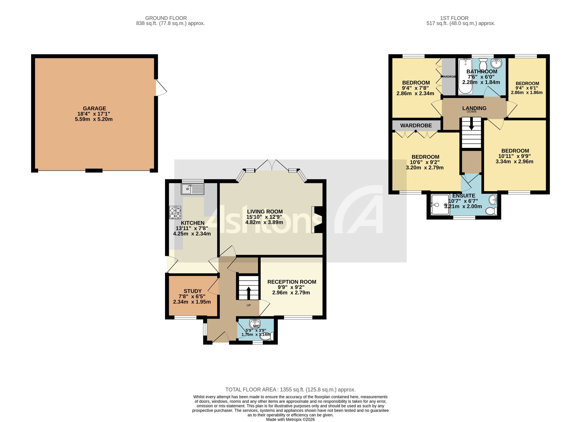 2 Talman Grove, Wigan floorplan