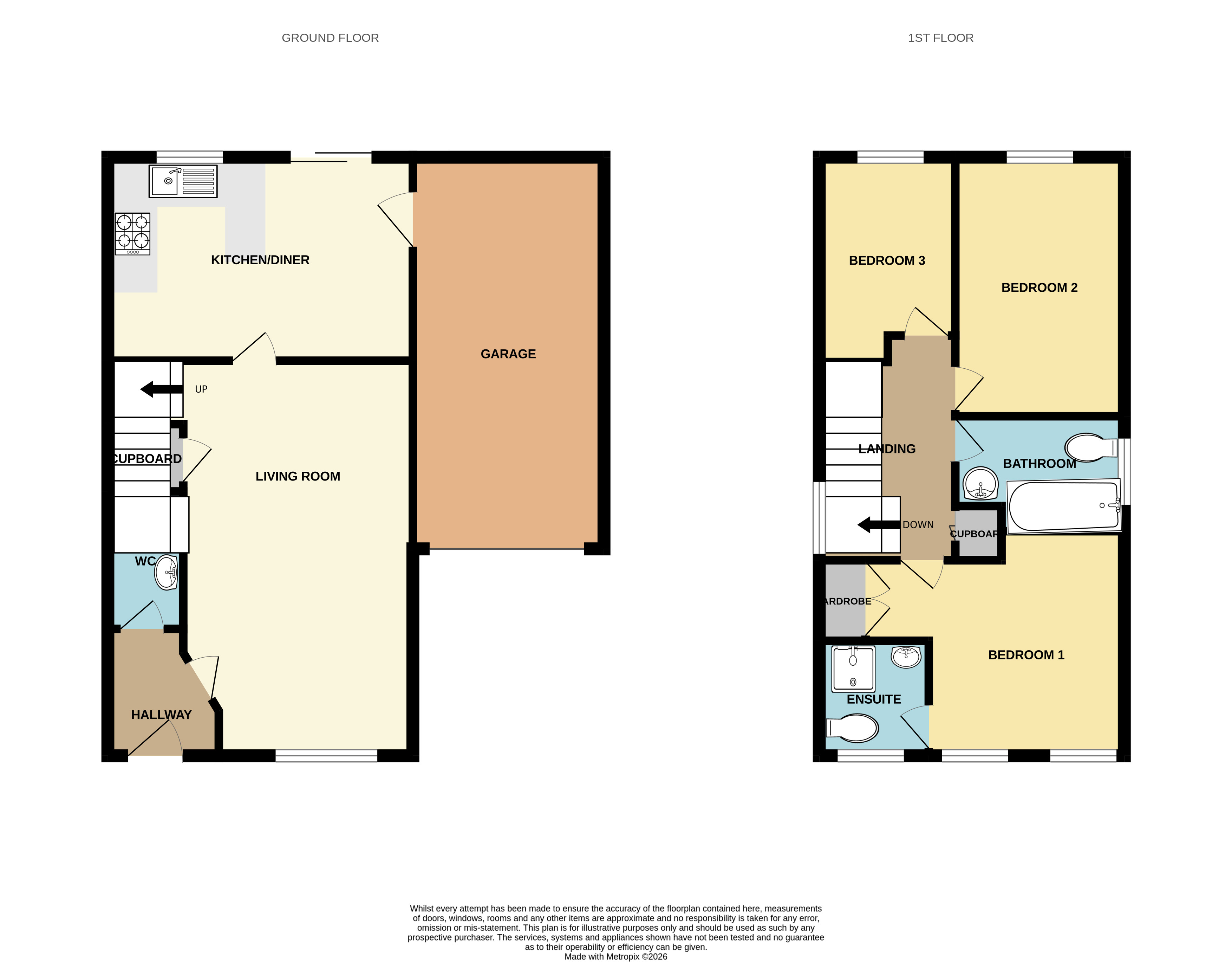 42, Bridport Way, Essex floorplan