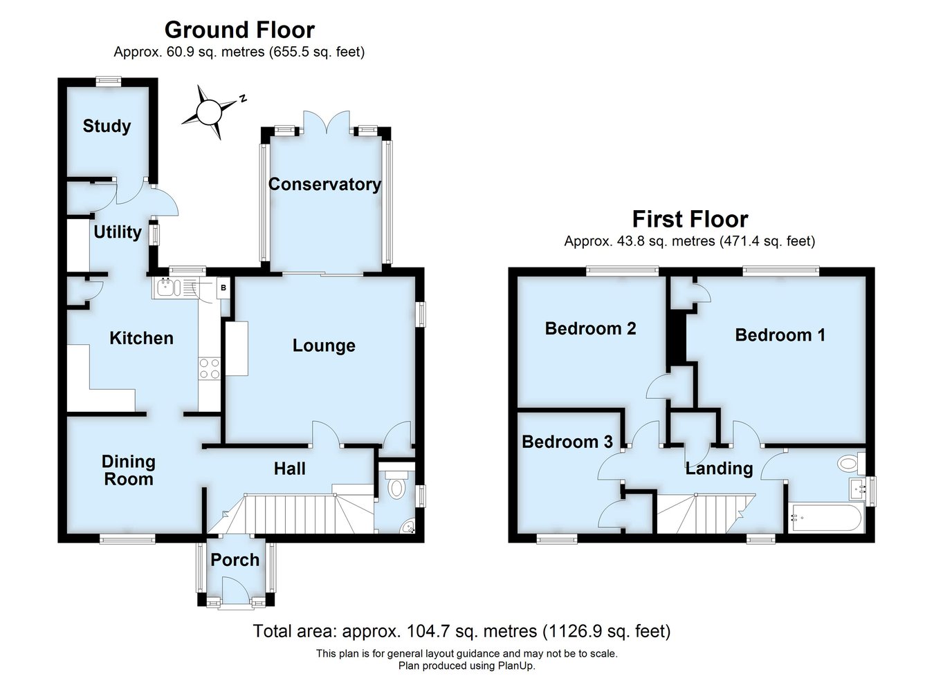 116, Whitebeam Avenue, Bromley floorplan
