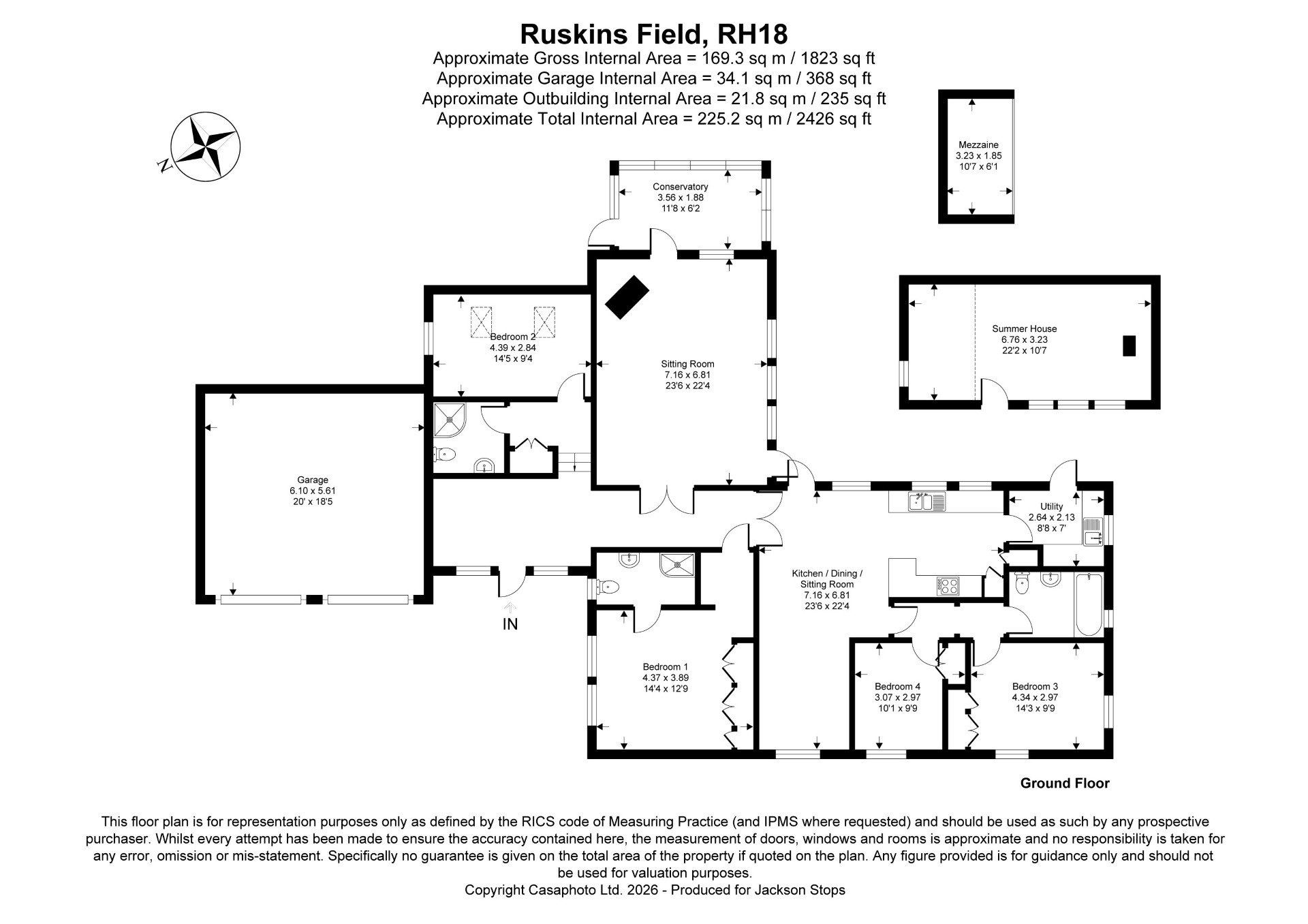 Ruskins Field,, Ryst Wood Road, East Sussex floorplan