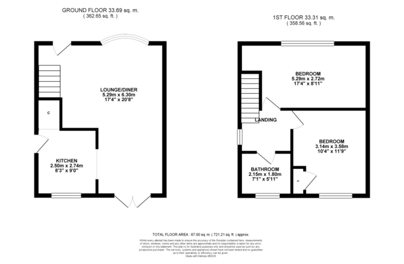 99, Berry Hill Avenue, Prescot floorplan