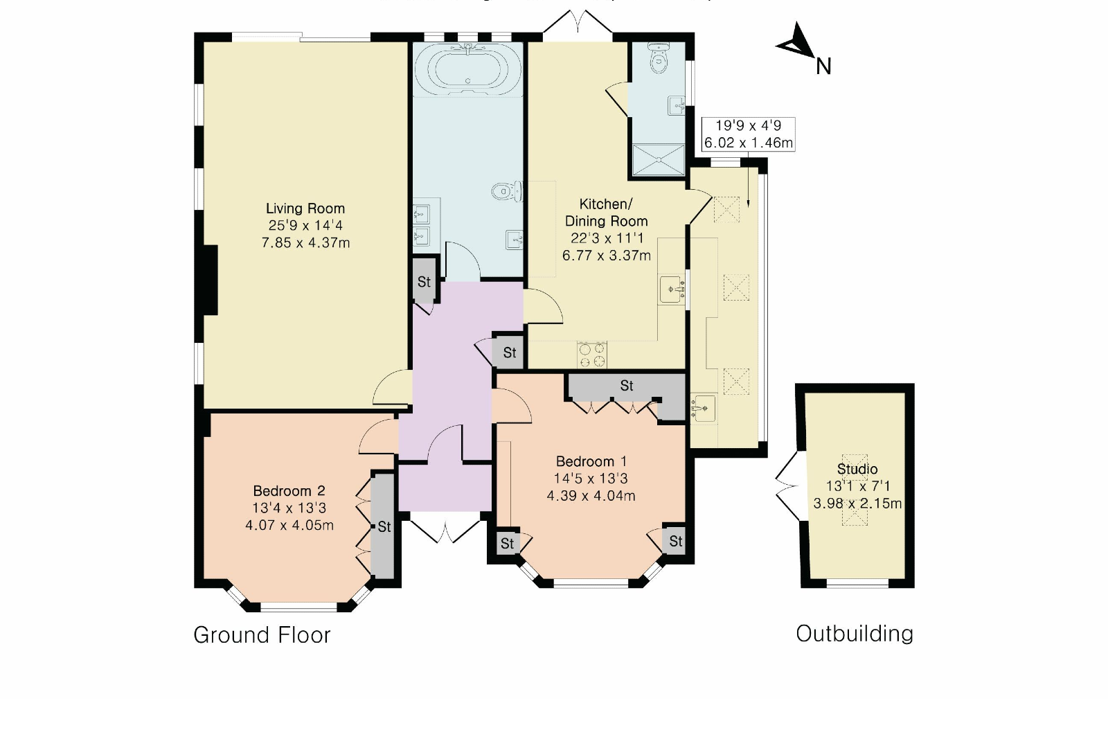54, Woodplace Lane, Coulsdon floorplan