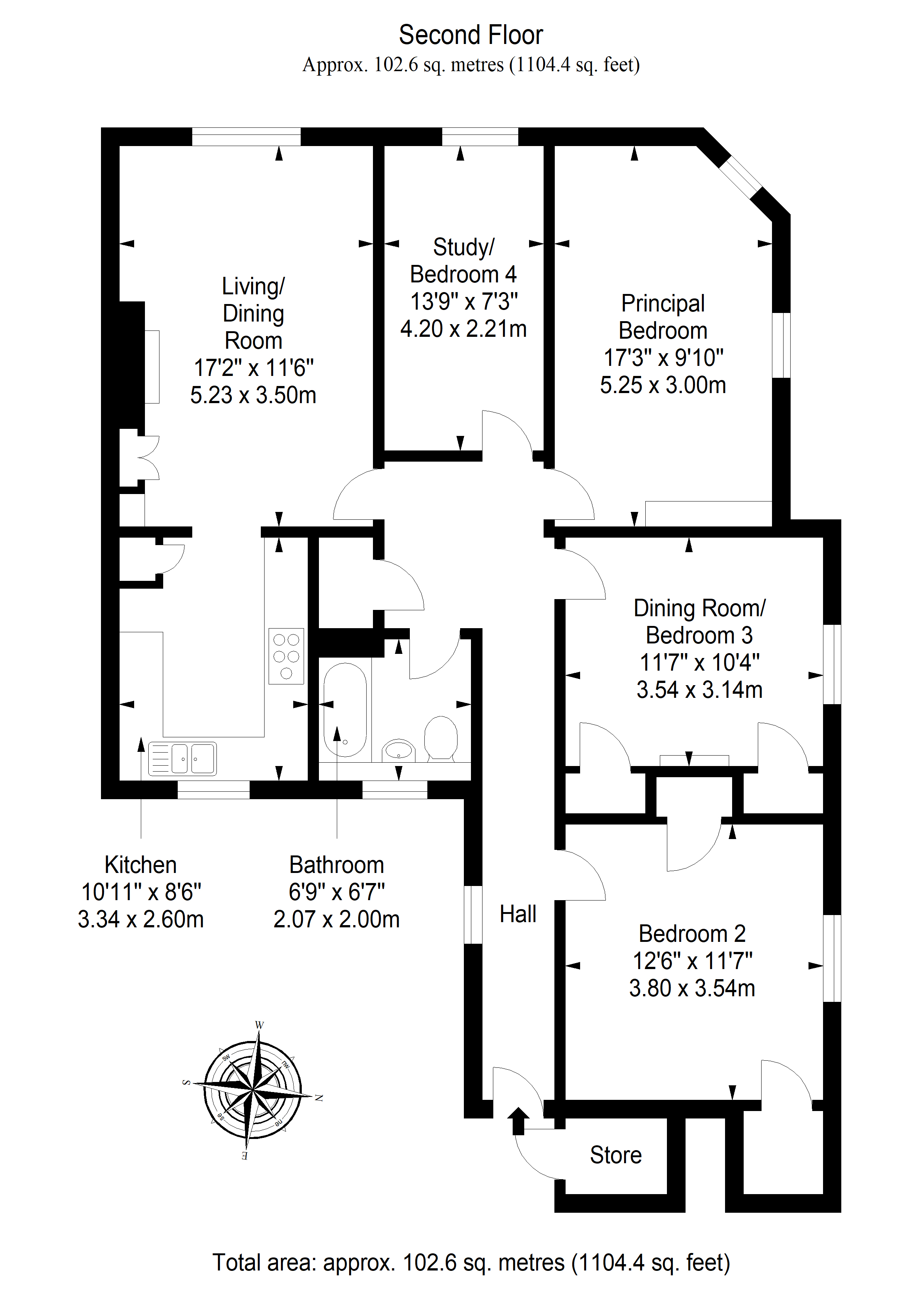18c, Links Avenue, Musselburgh floorplan