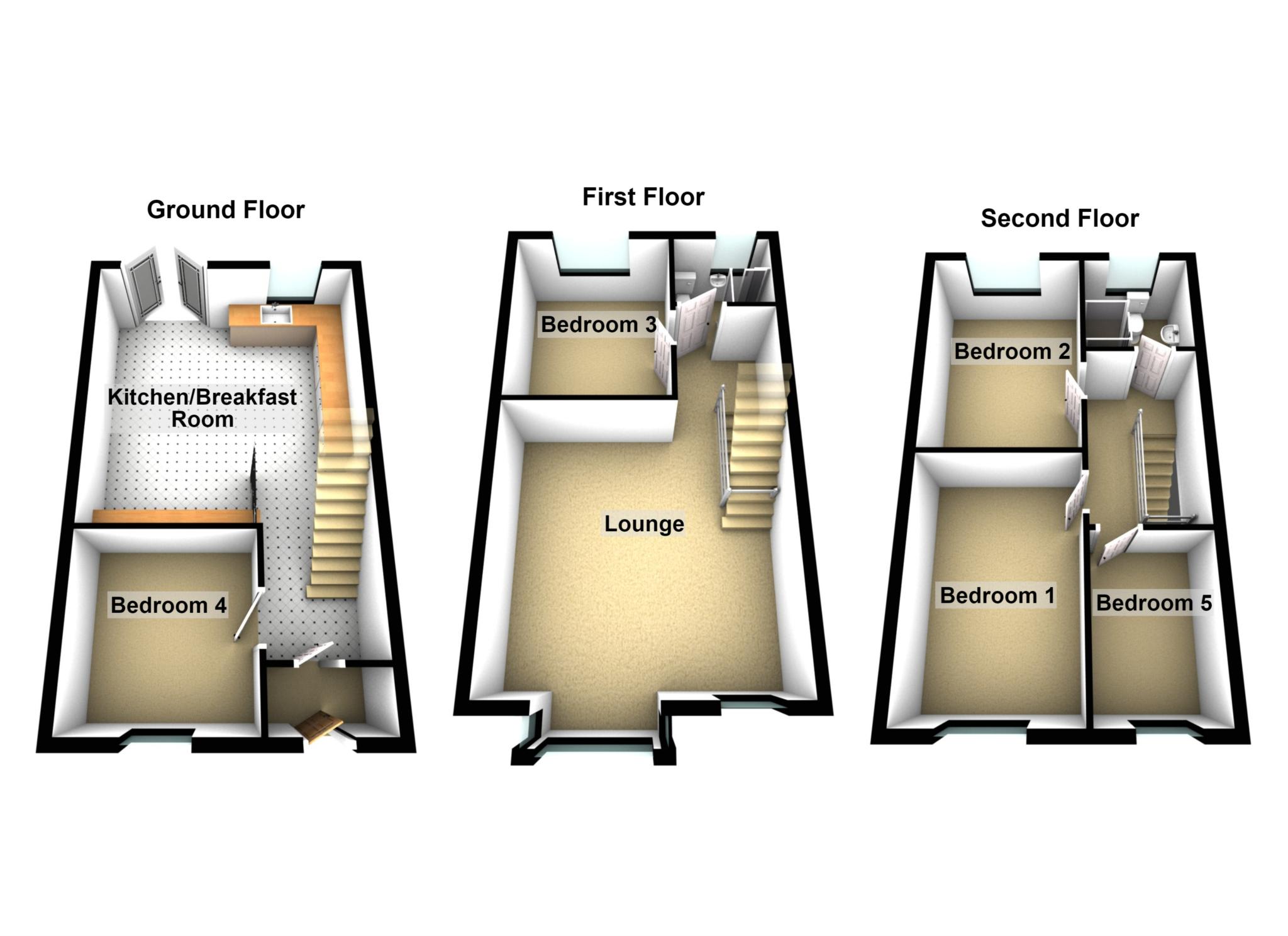 45, Crowden Way, London floorplan
