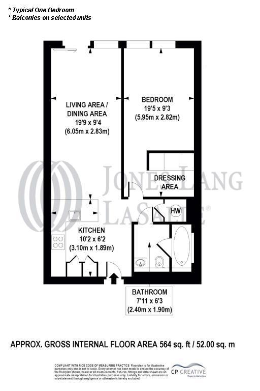 1 Bedrooms Flat to rent in The Heron, 5 Moor Lane, London EC2Y