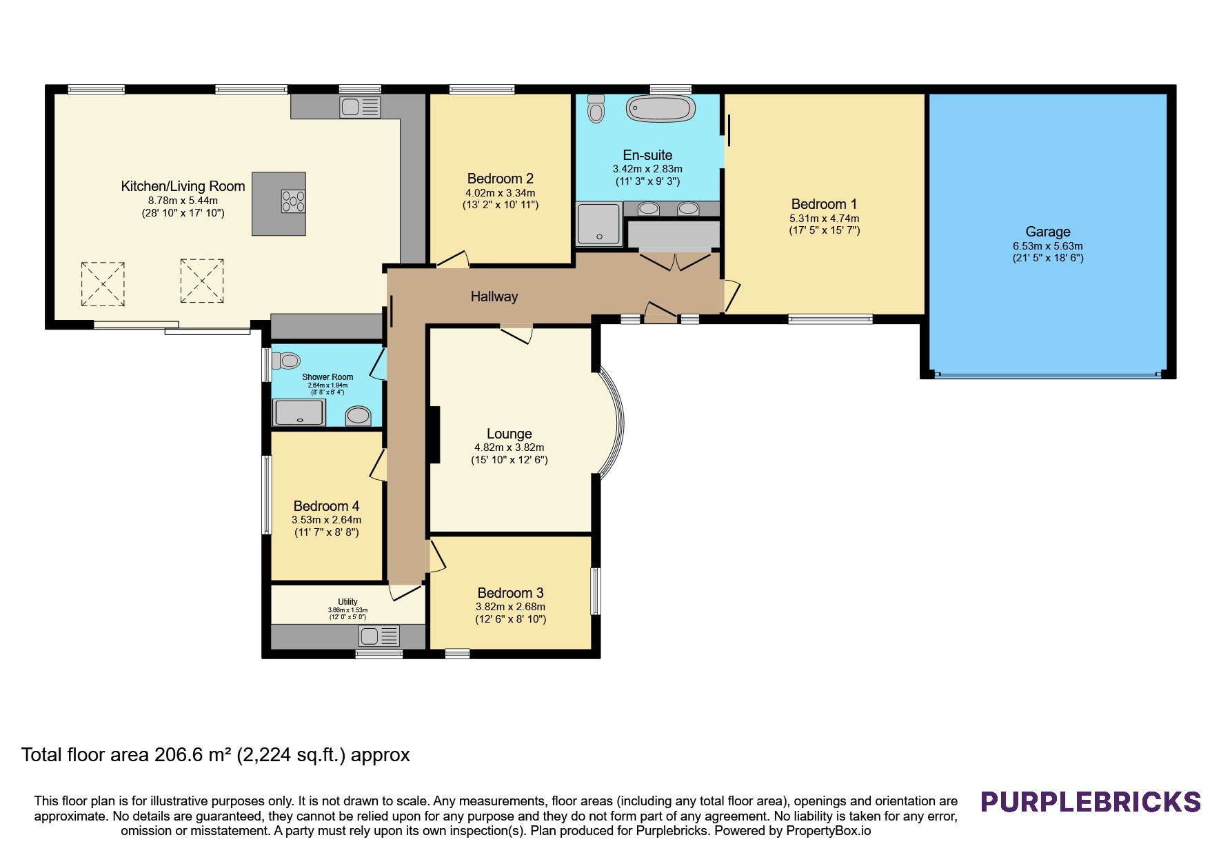 3, Bank Close, Longton, Preston floorplan