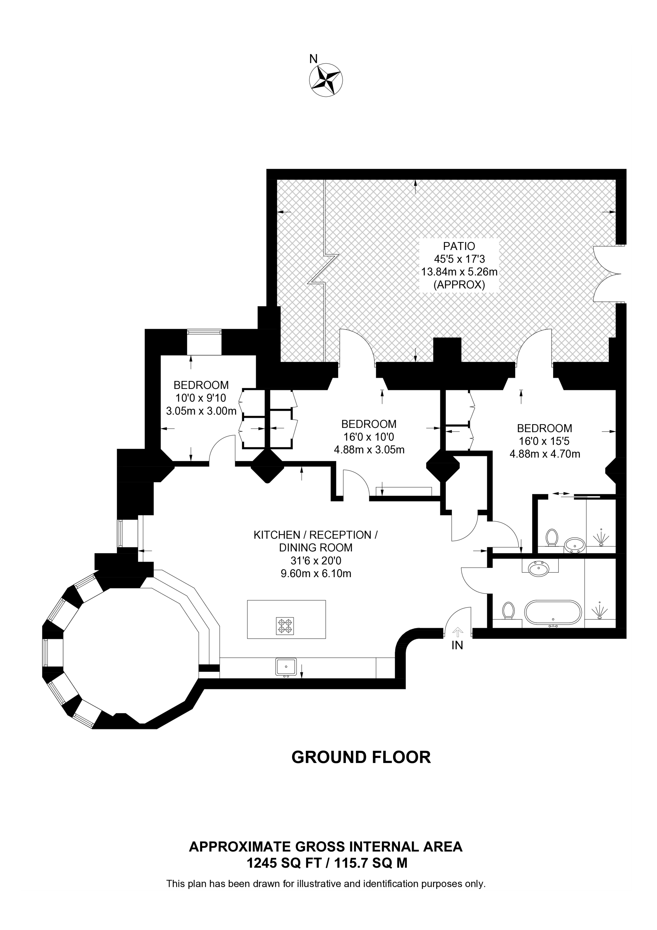 Holden Road, Woodside Park floorplan
