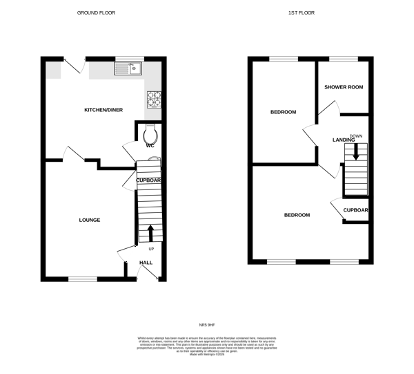 Fresher Mews, Norwich floorplan