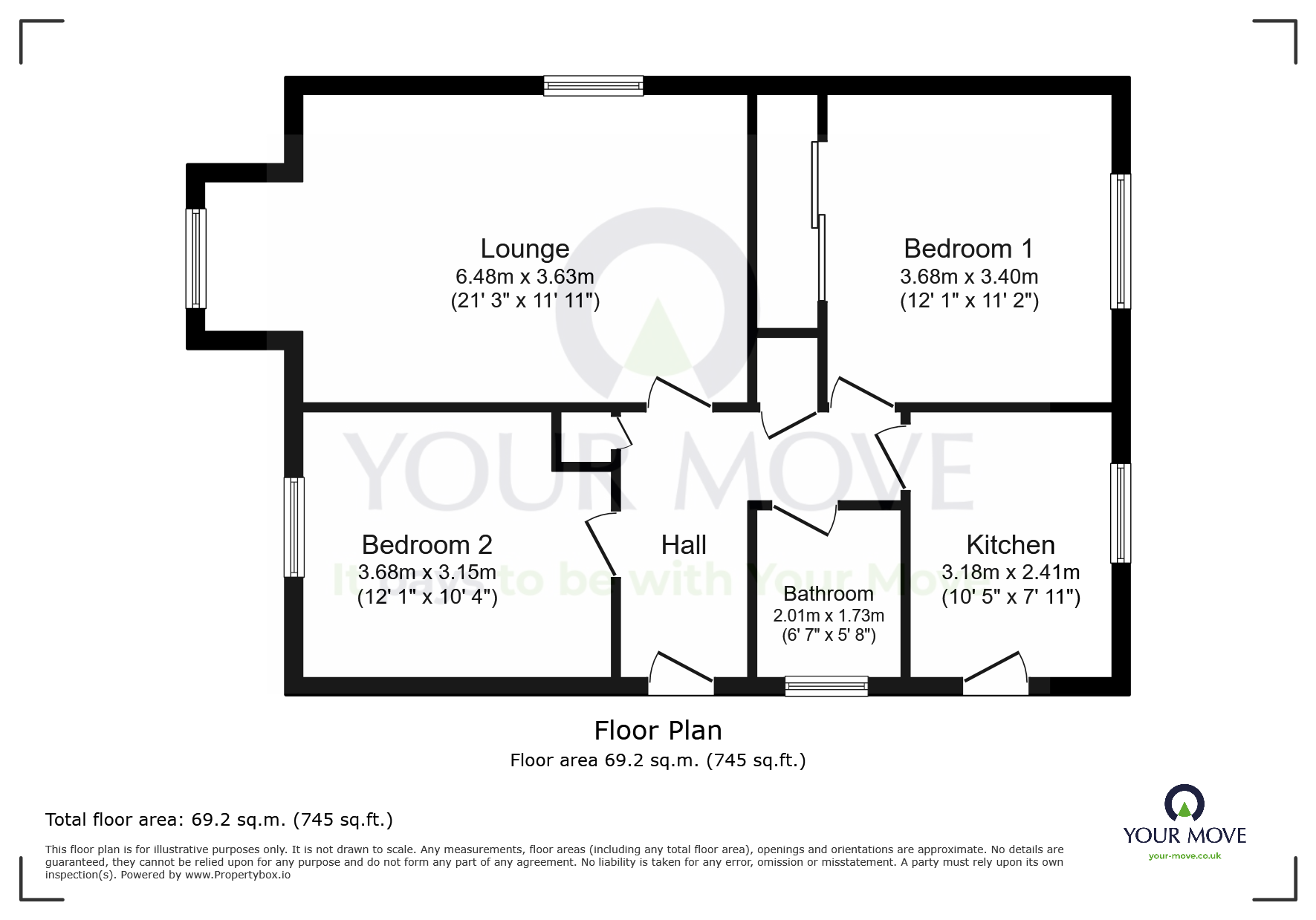 5, Jervis Avenue, East Sussex floorplan