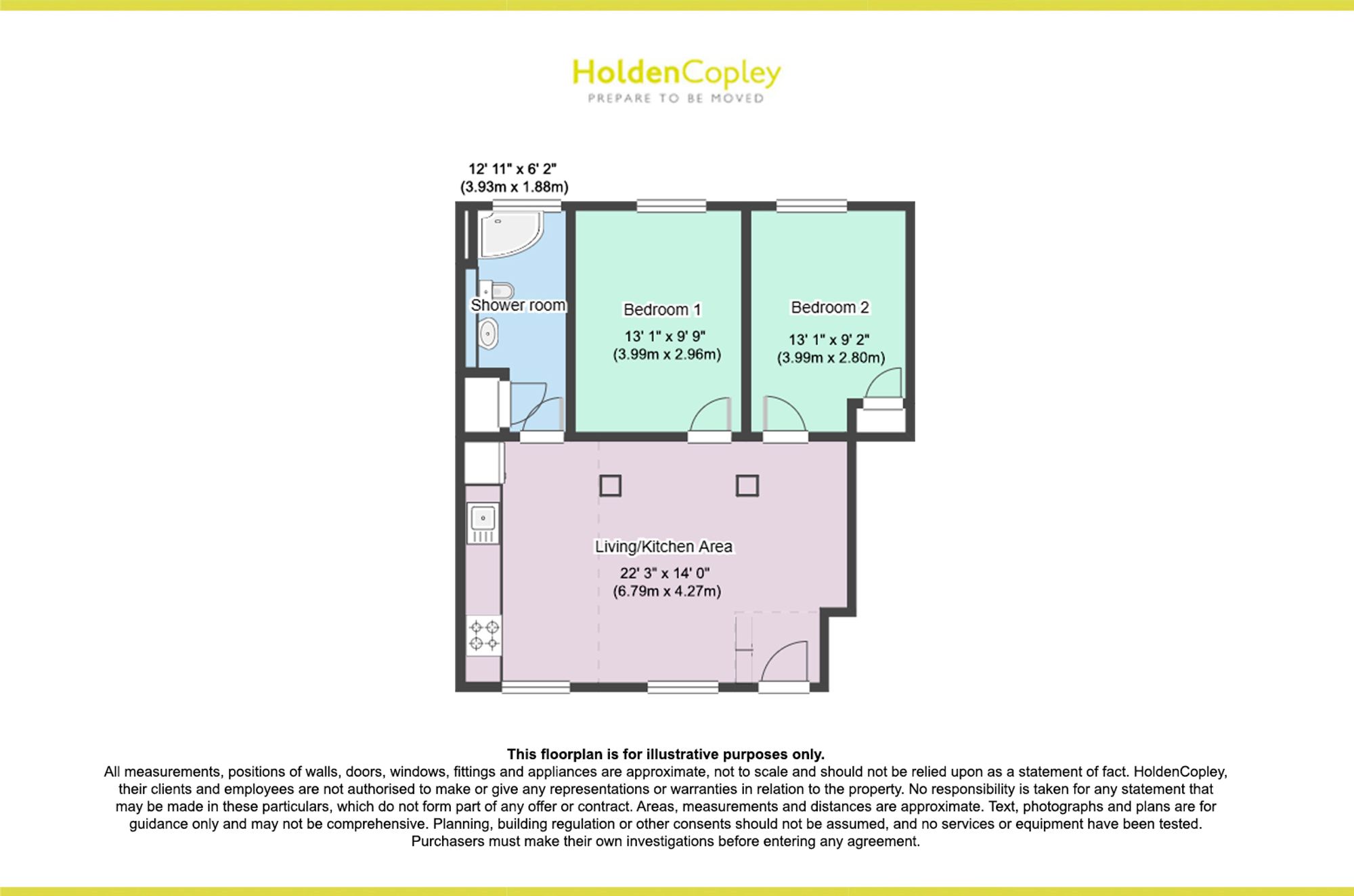 Flat 9, Westbridge House, Nottingham floorplan