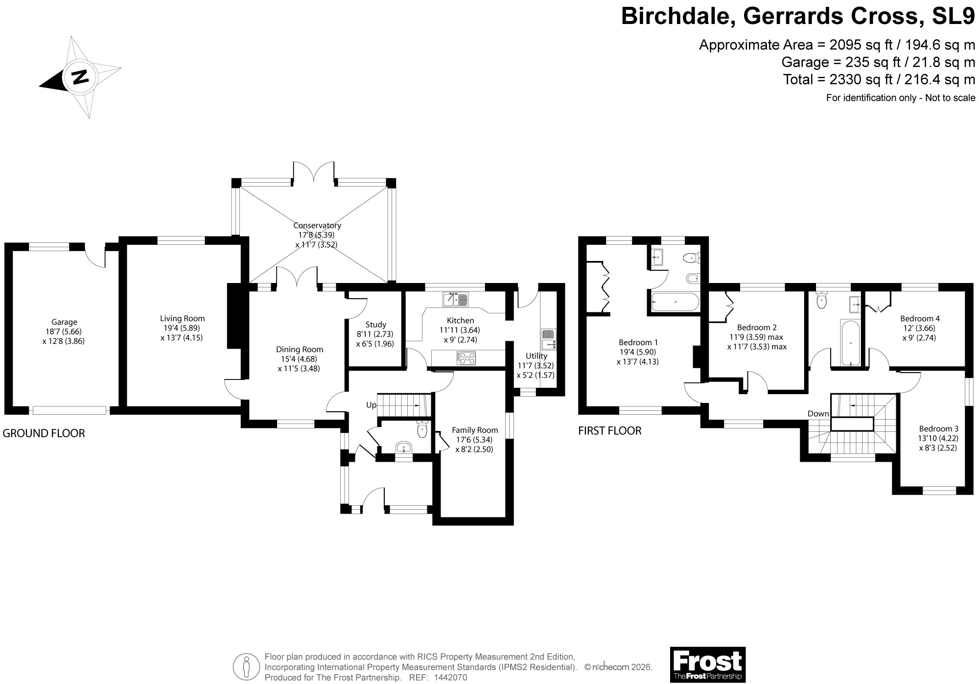 Hunters Lodge, 2, Birchdale, Buckinghamshire floorplan