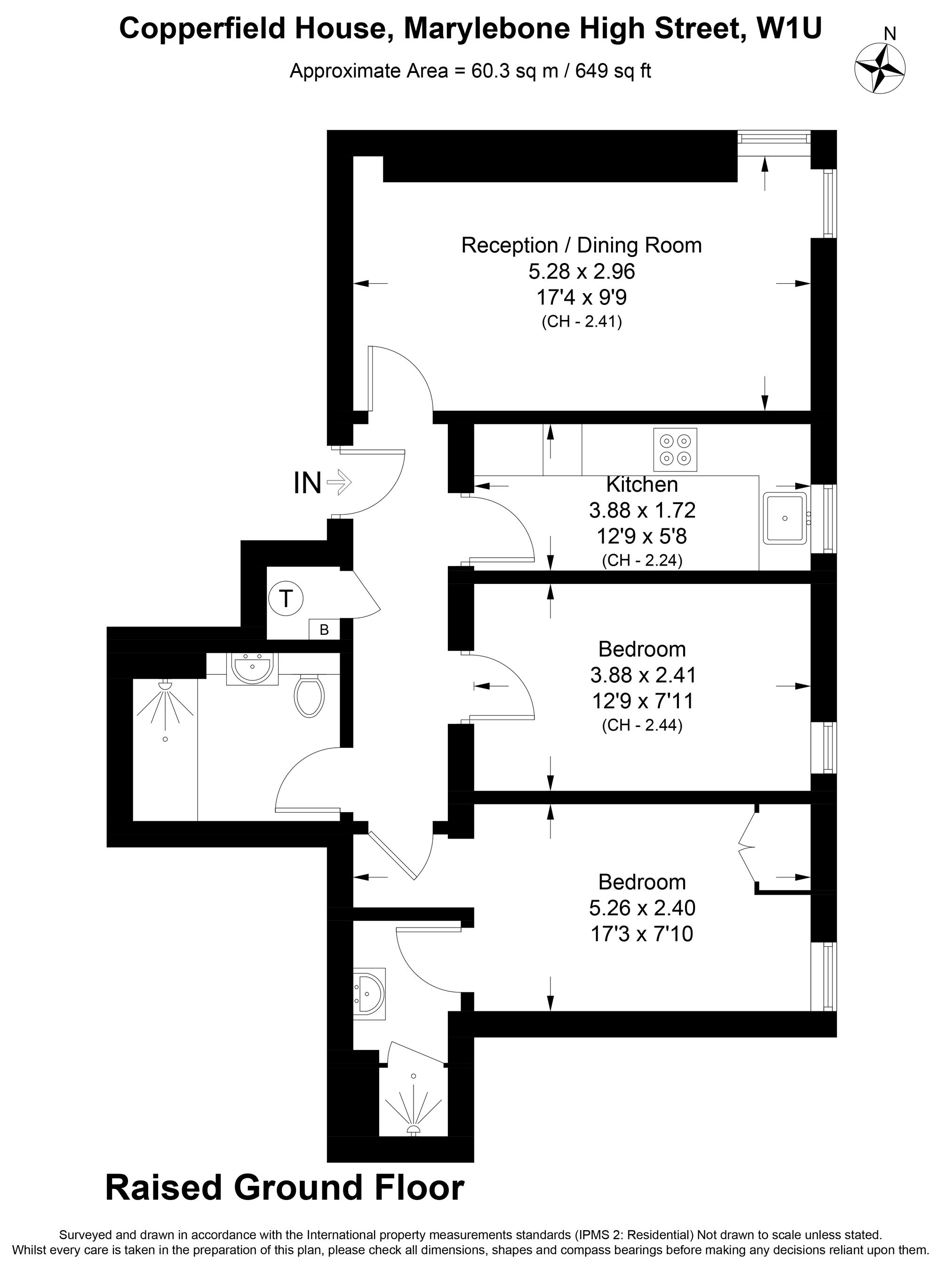 Flat 6, Copperfield House, London floorplan