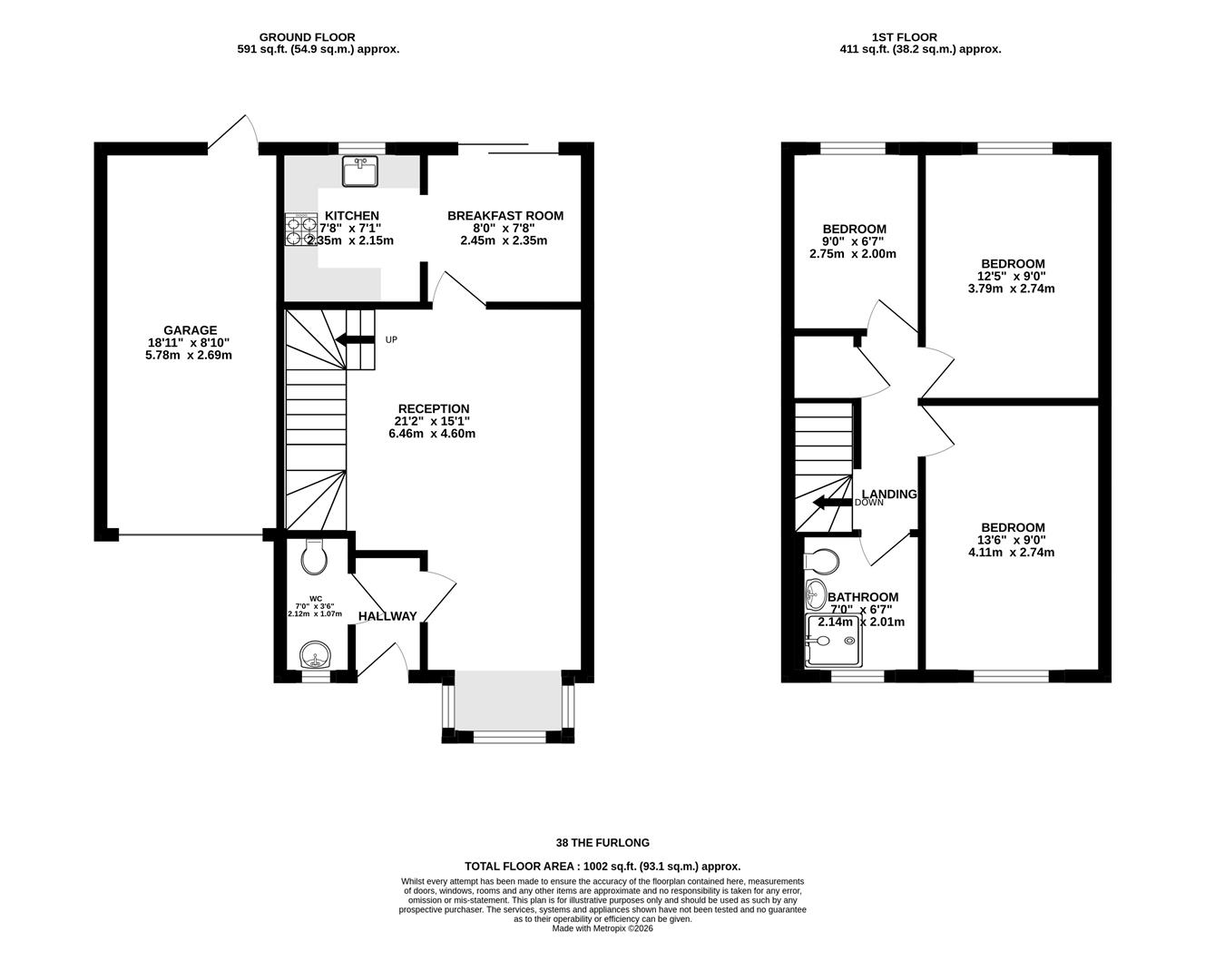 38, The Furlong, Bristol floorplan
