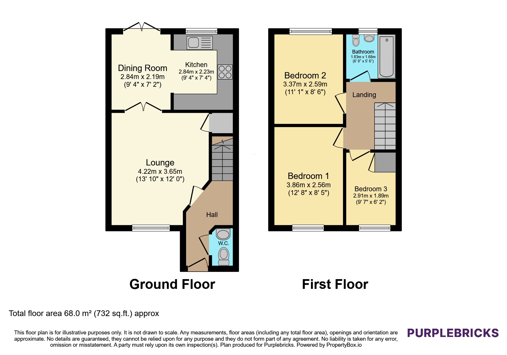 24, Watersheddings Way, Oldham floorplan