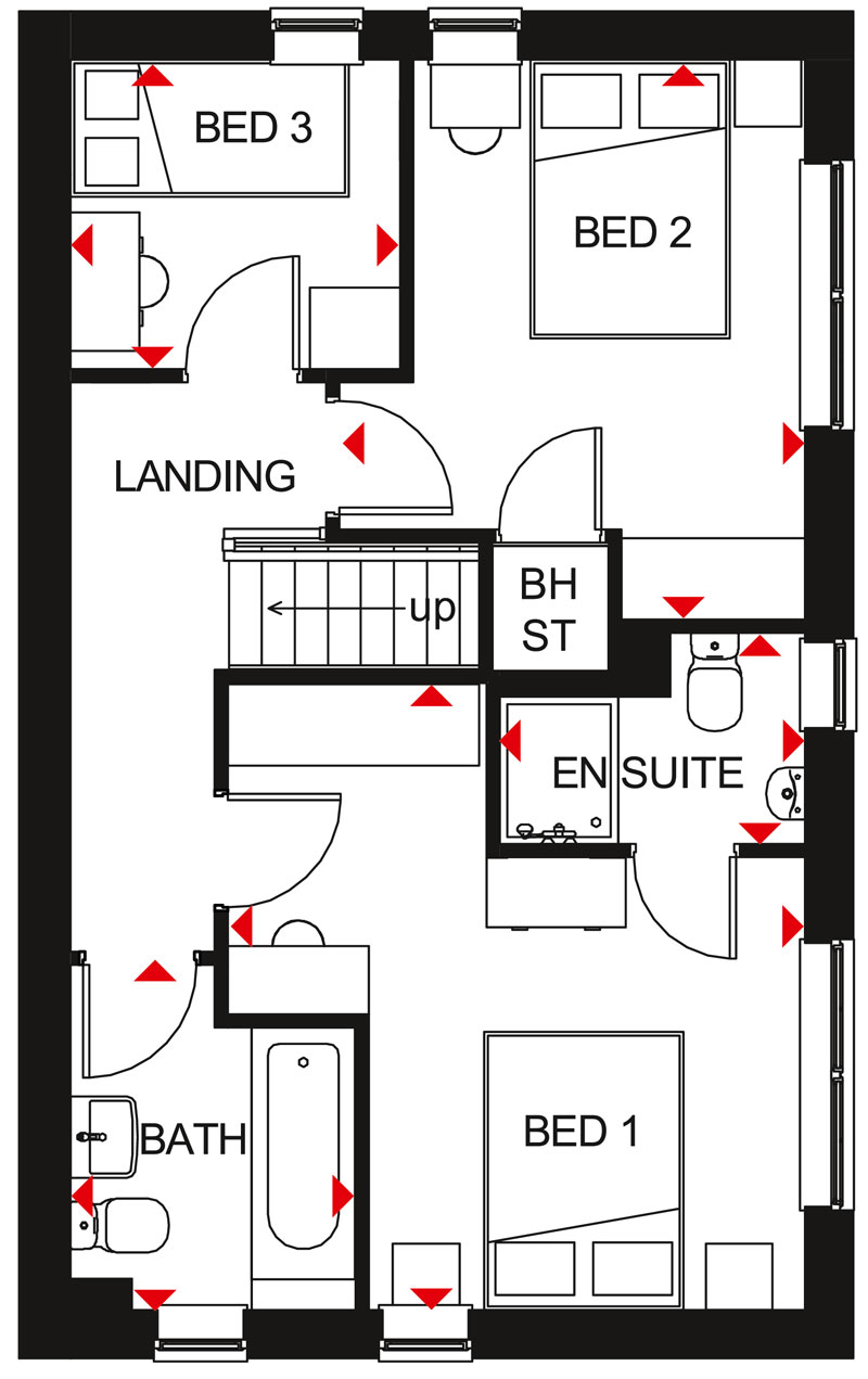 "Ennerdale" at Somerset Avenue, Leicester LE4, 3 bedroom detached house