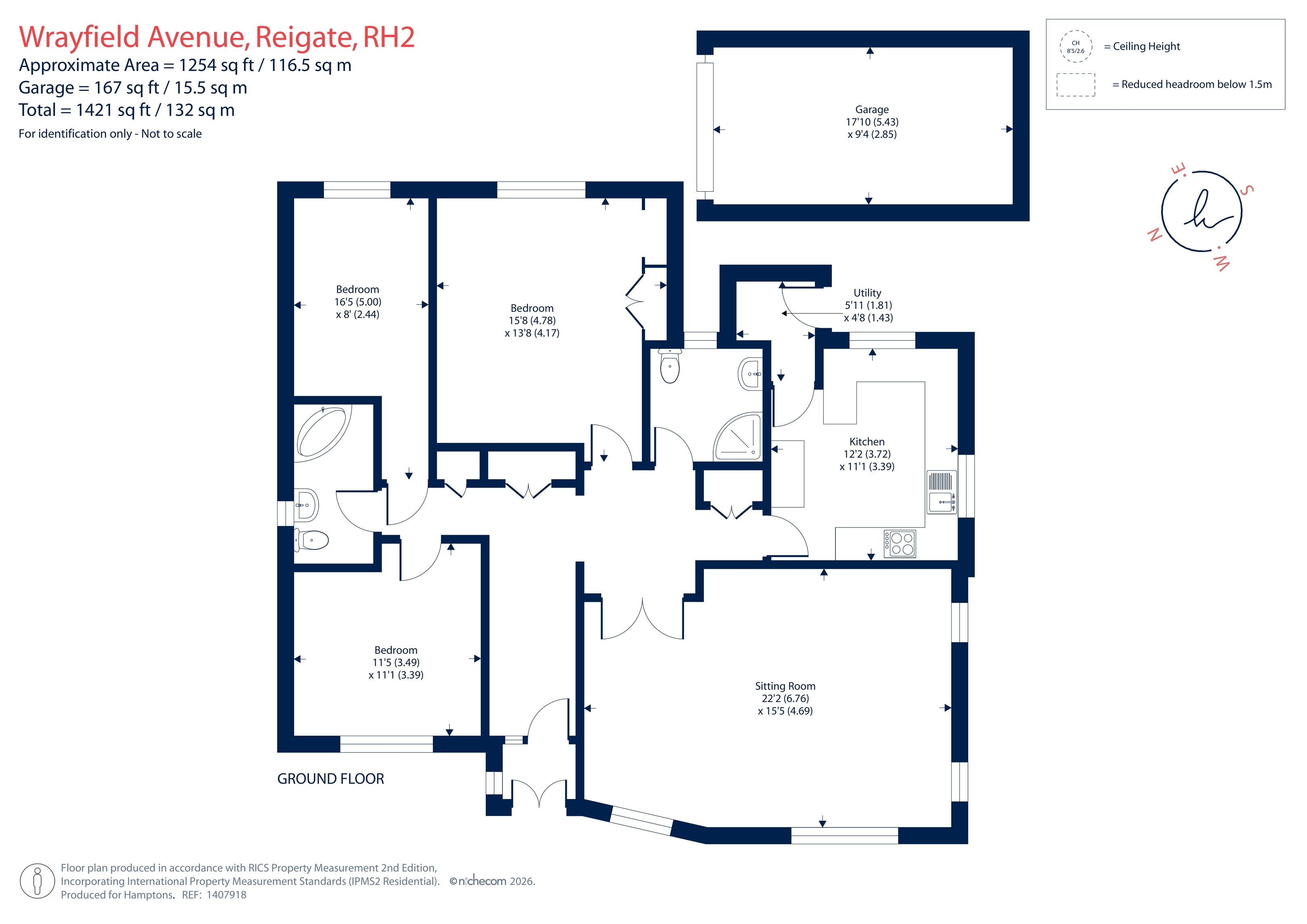 5, Wrayfield Avenue, Reigate floorplan