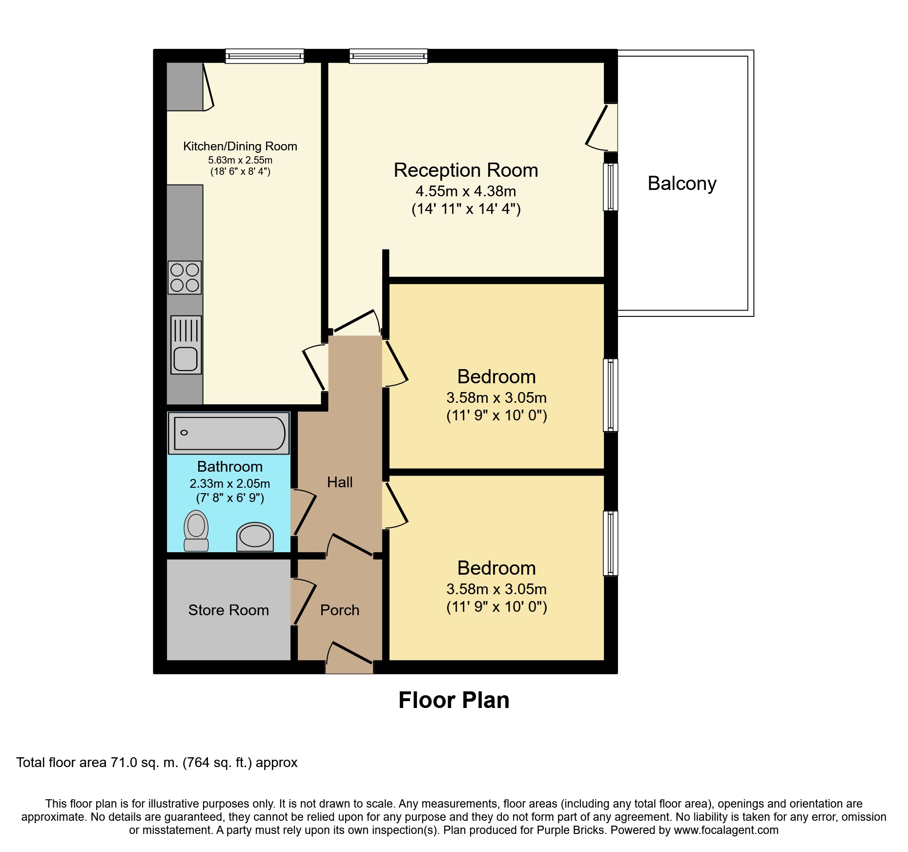 Limerick Close, London SW12, 2 bedroom flat for sale 53515025