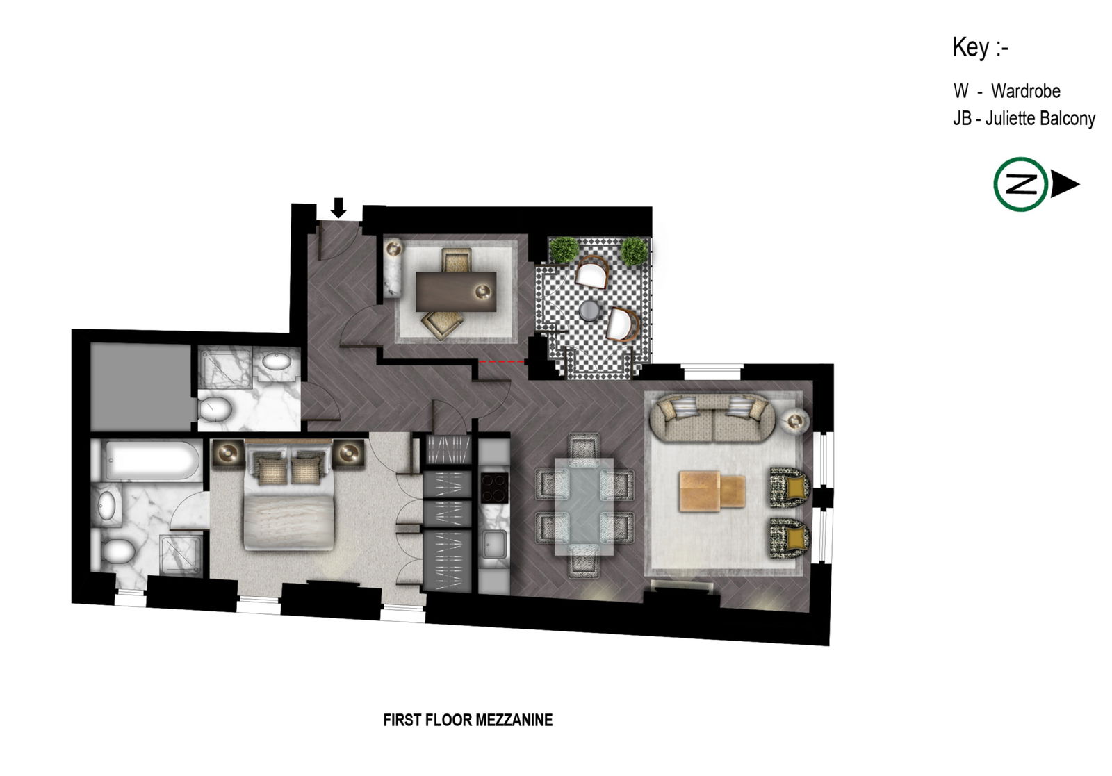 21 - 22,7, Prince Of Wales Terrace, London floorplan