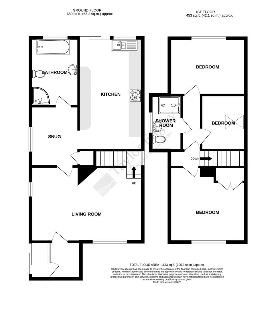 6, Hazel Grove, Eastbourne floorplan
