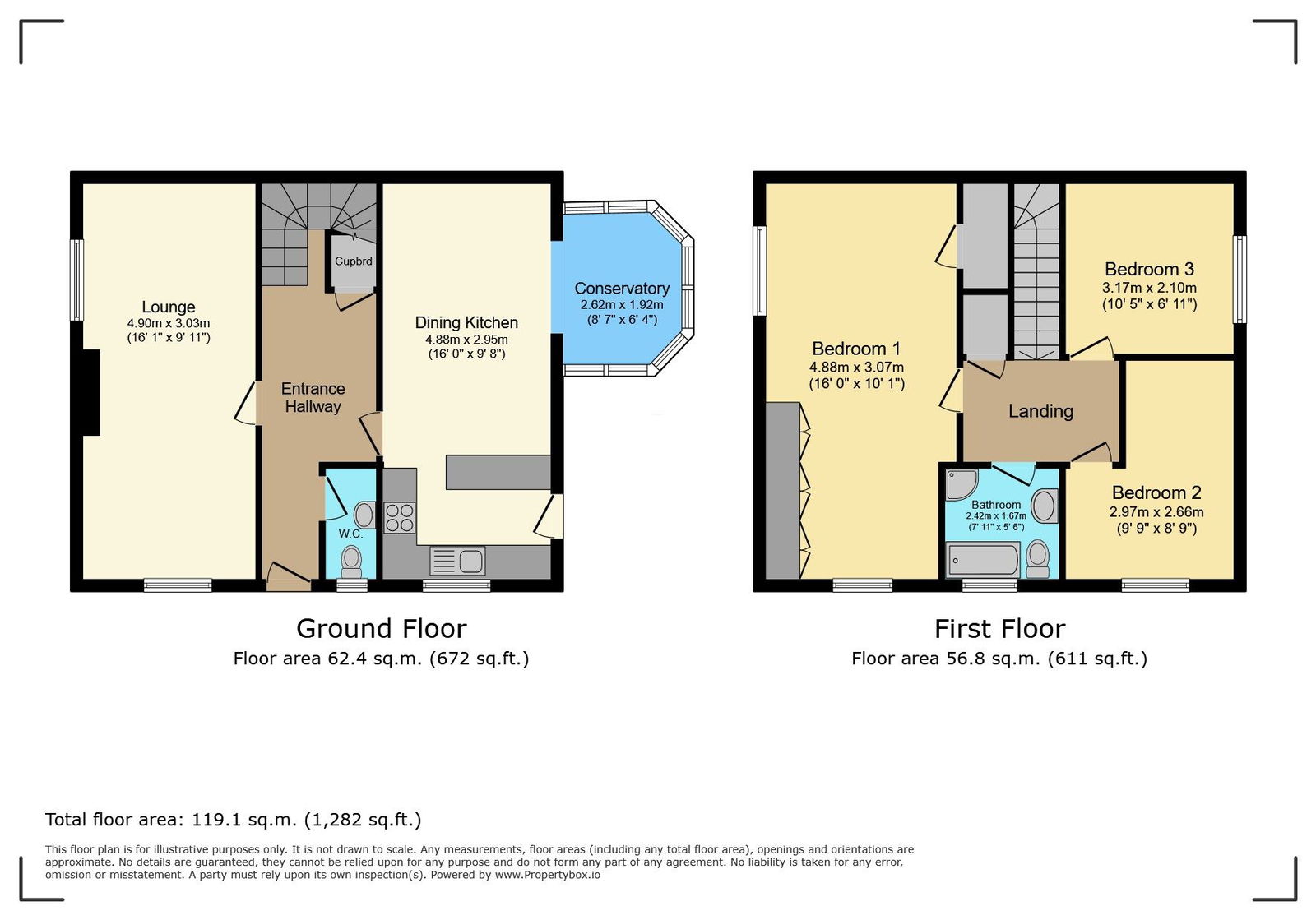 Fern Croft, WRENTHORPE, Wakefield WF2 0NU floorplan