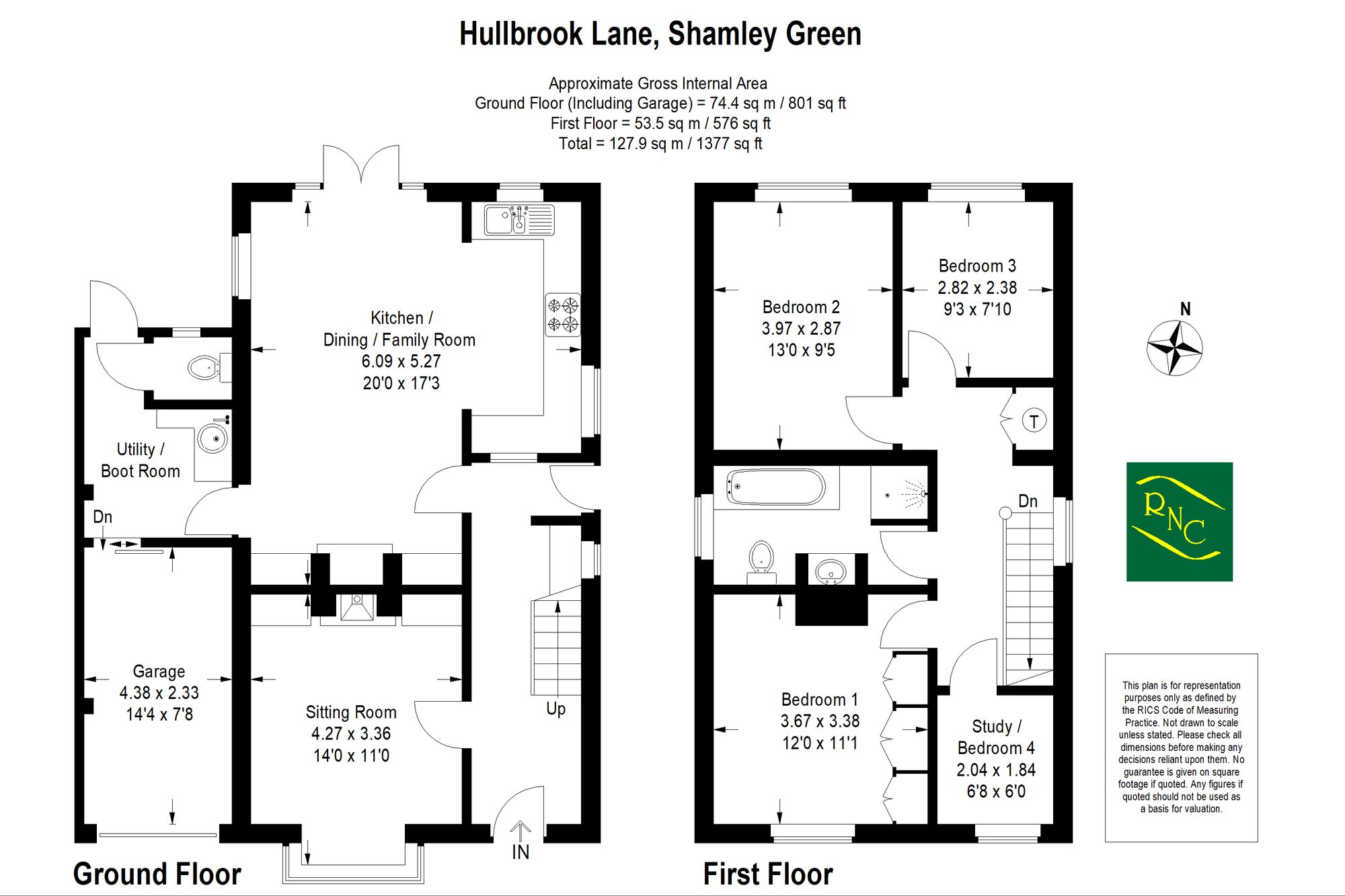 Sunnybank Hullbrook Lane, Guildford floorplan