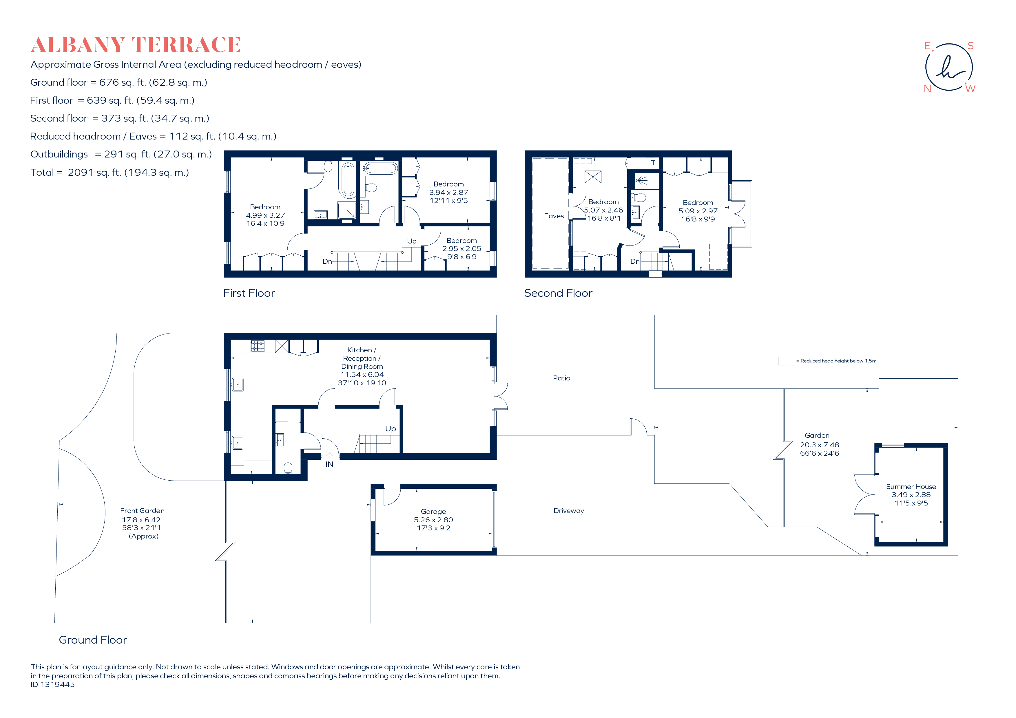26, Albany Terrace, Richmond floorplan