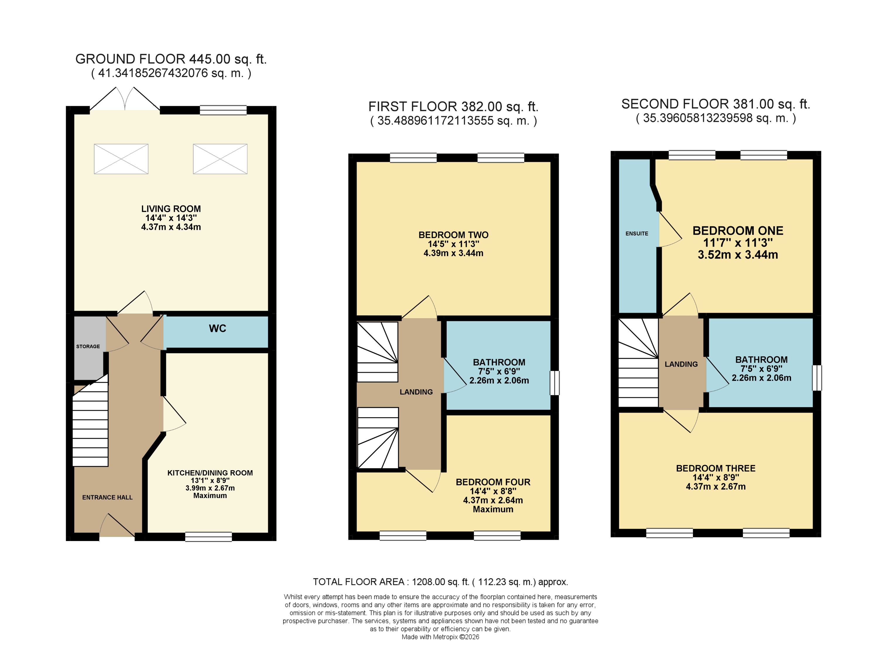 17, Toddbrook Close, Manchester floorplan