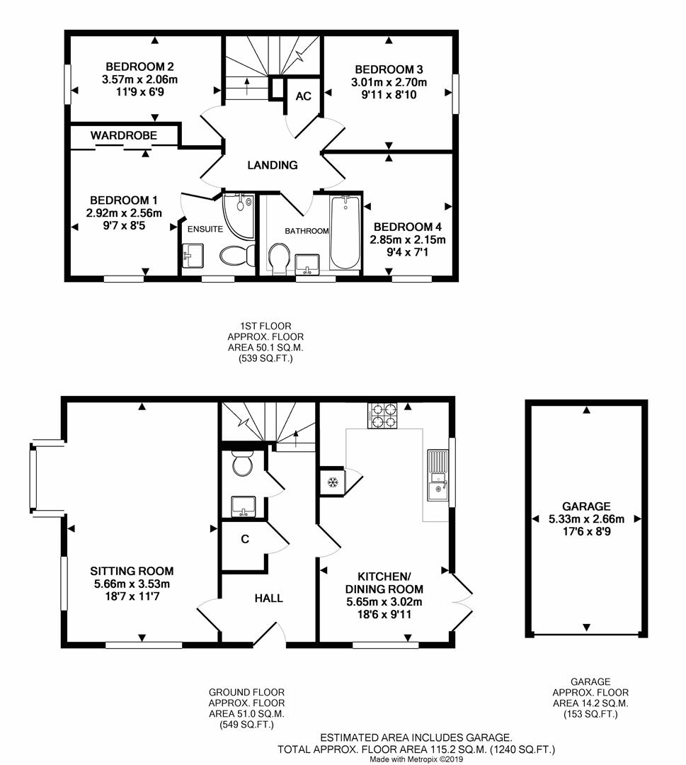 4 Bedrooms Detached house for sale in Grove Gate, Staplegrove, Taunton TA2