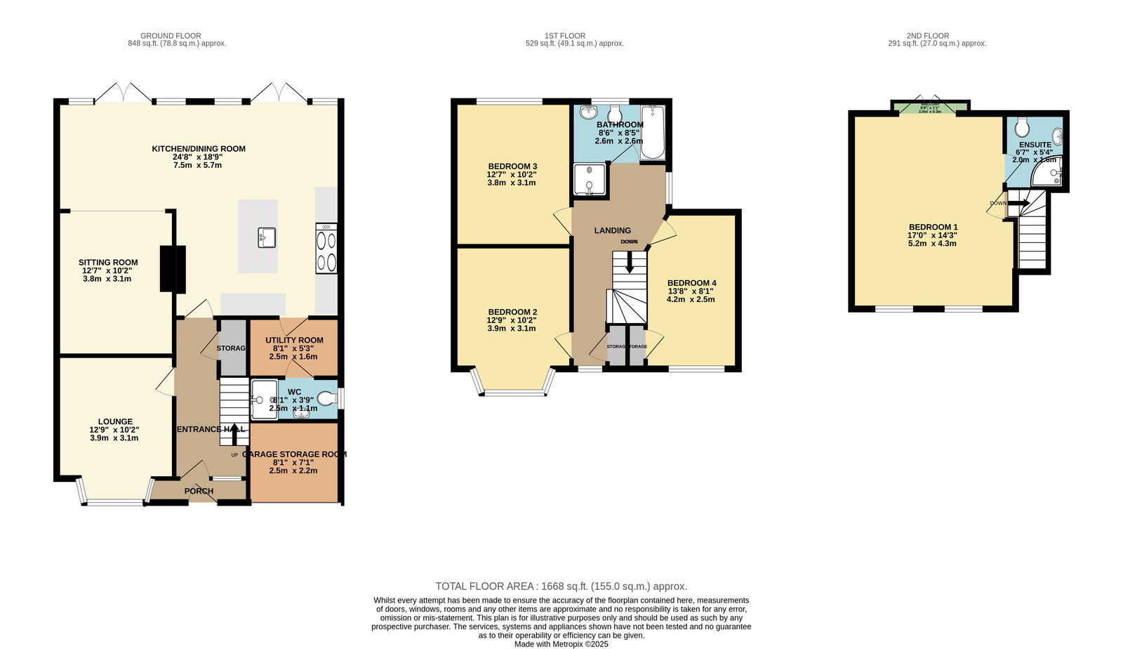 72, Birmingham Road, Lichfield floorplan