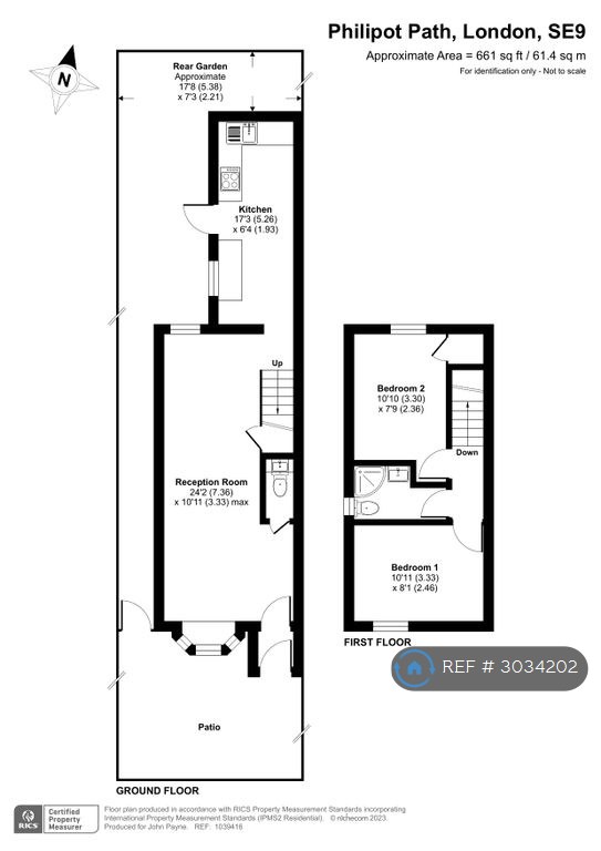 Philipot Path, London floorplan