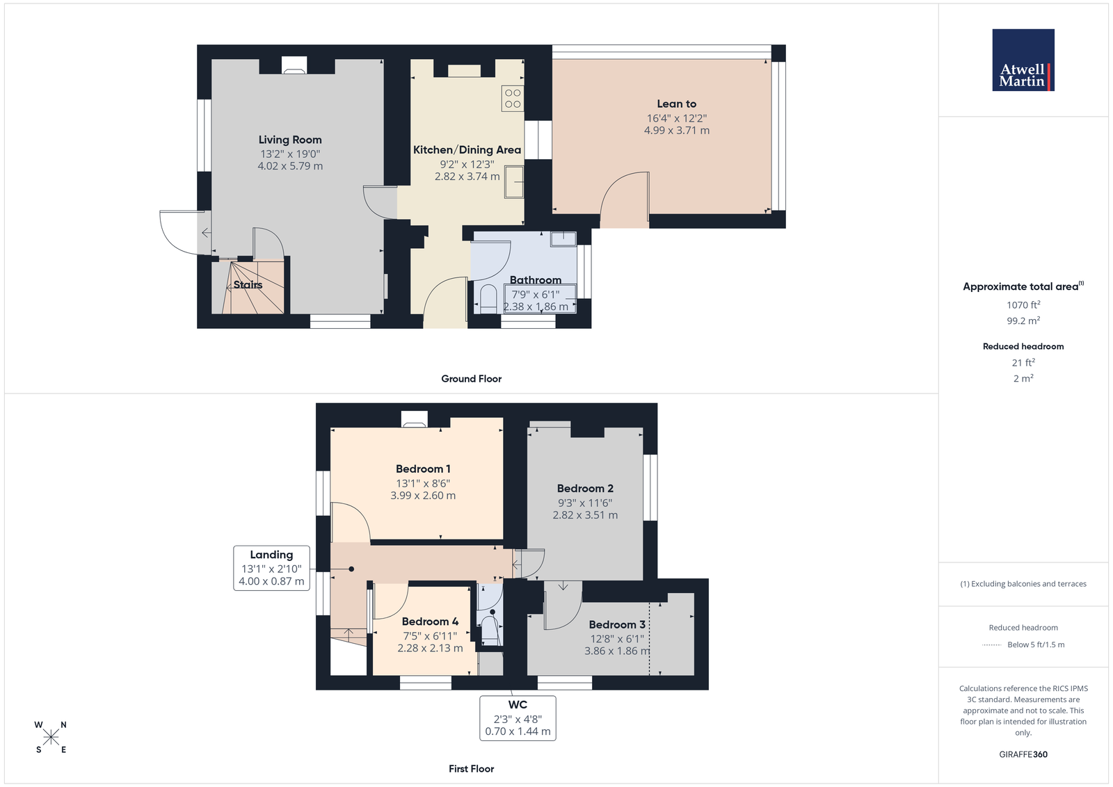 Whitcombe Cottages,2, Calne floorplan
