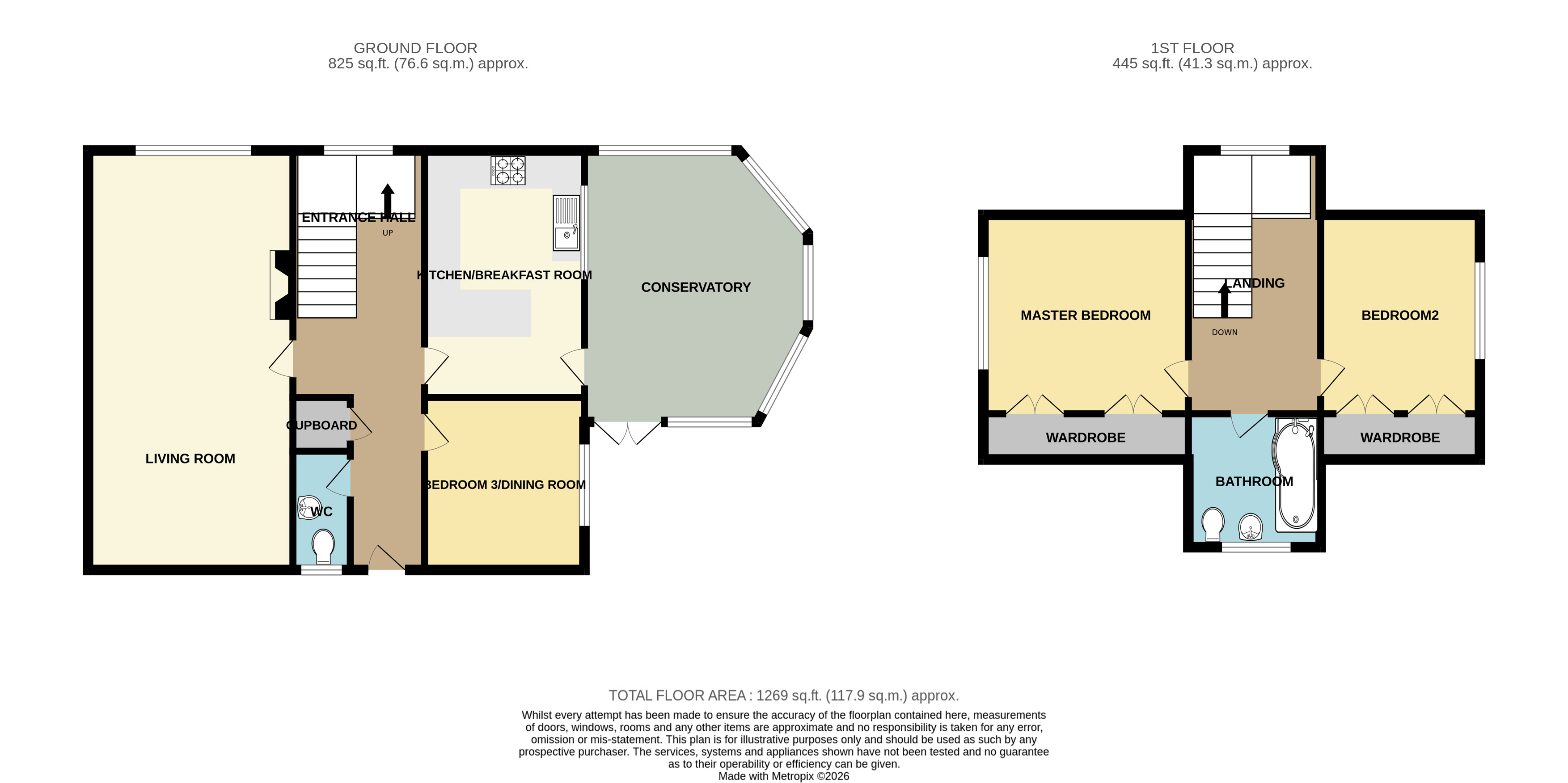 1, Dale Close, Scarborough floorplan