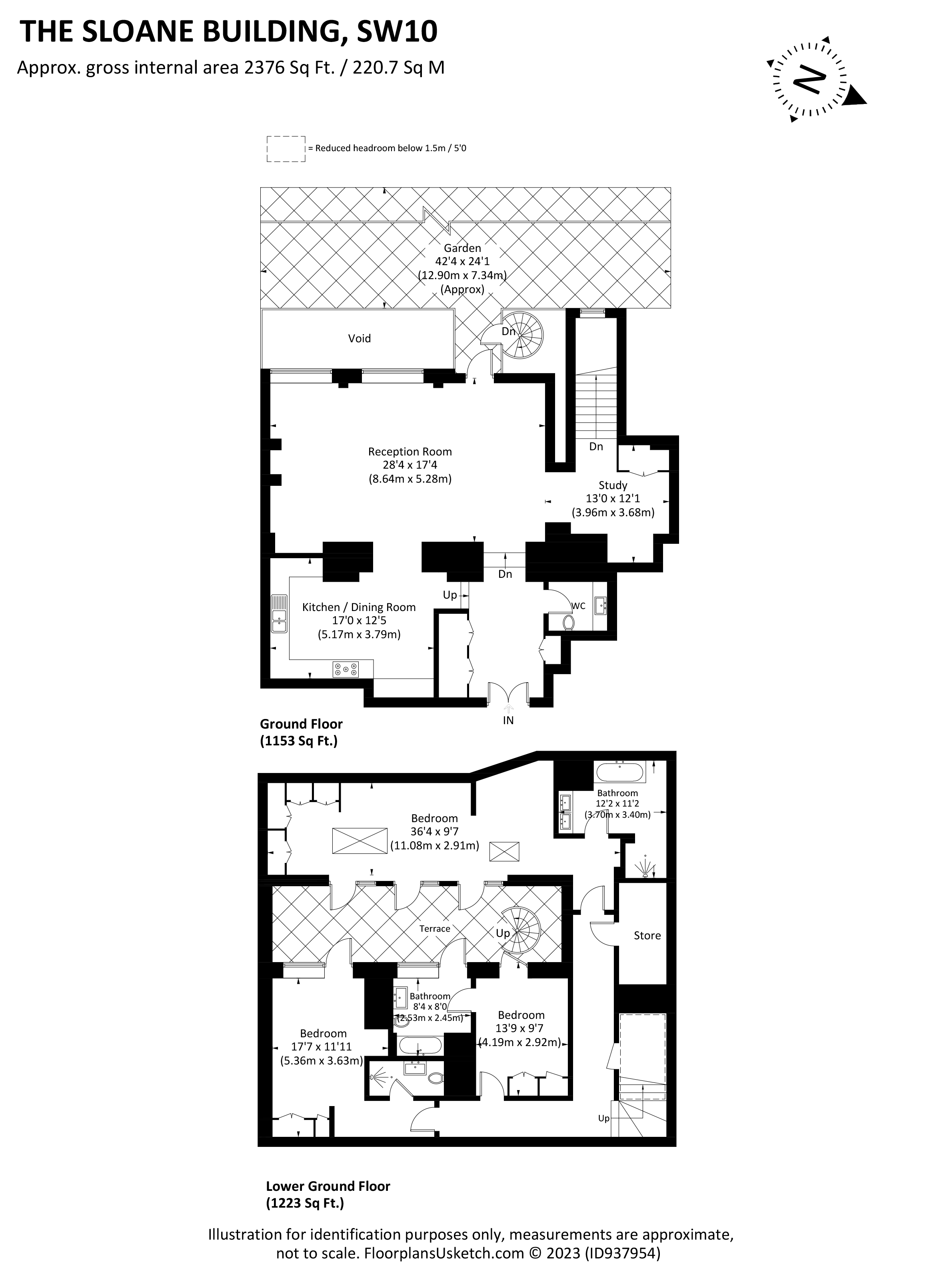 Hortensia Road, London floorplan