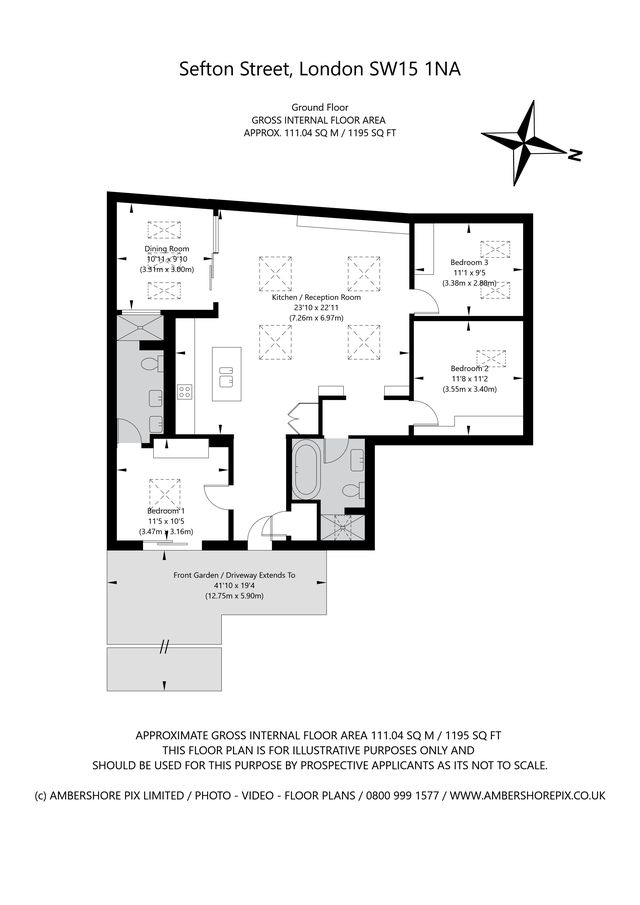 5A Sefton, Sefton Street, London, Putney  floorplan