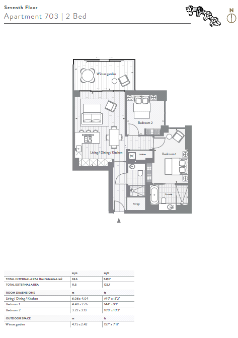 2 Bedrooms Flat for sale in Paddington Gardens, London W2