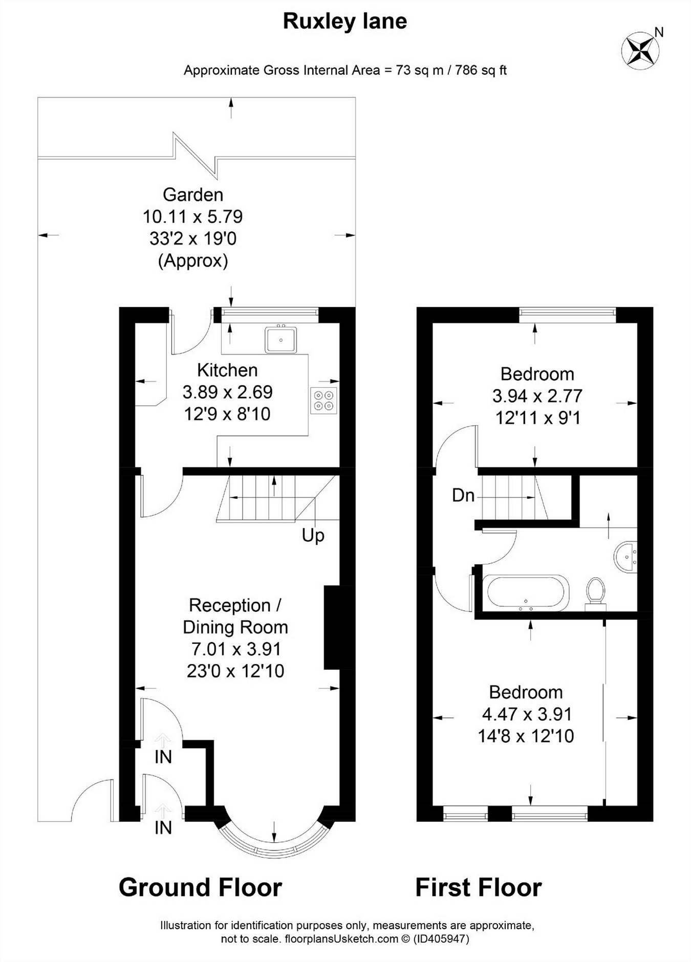 2 Bedrooms Semi-detached house for sale in Ruxley Lane, West Ewell, Epsom KT19