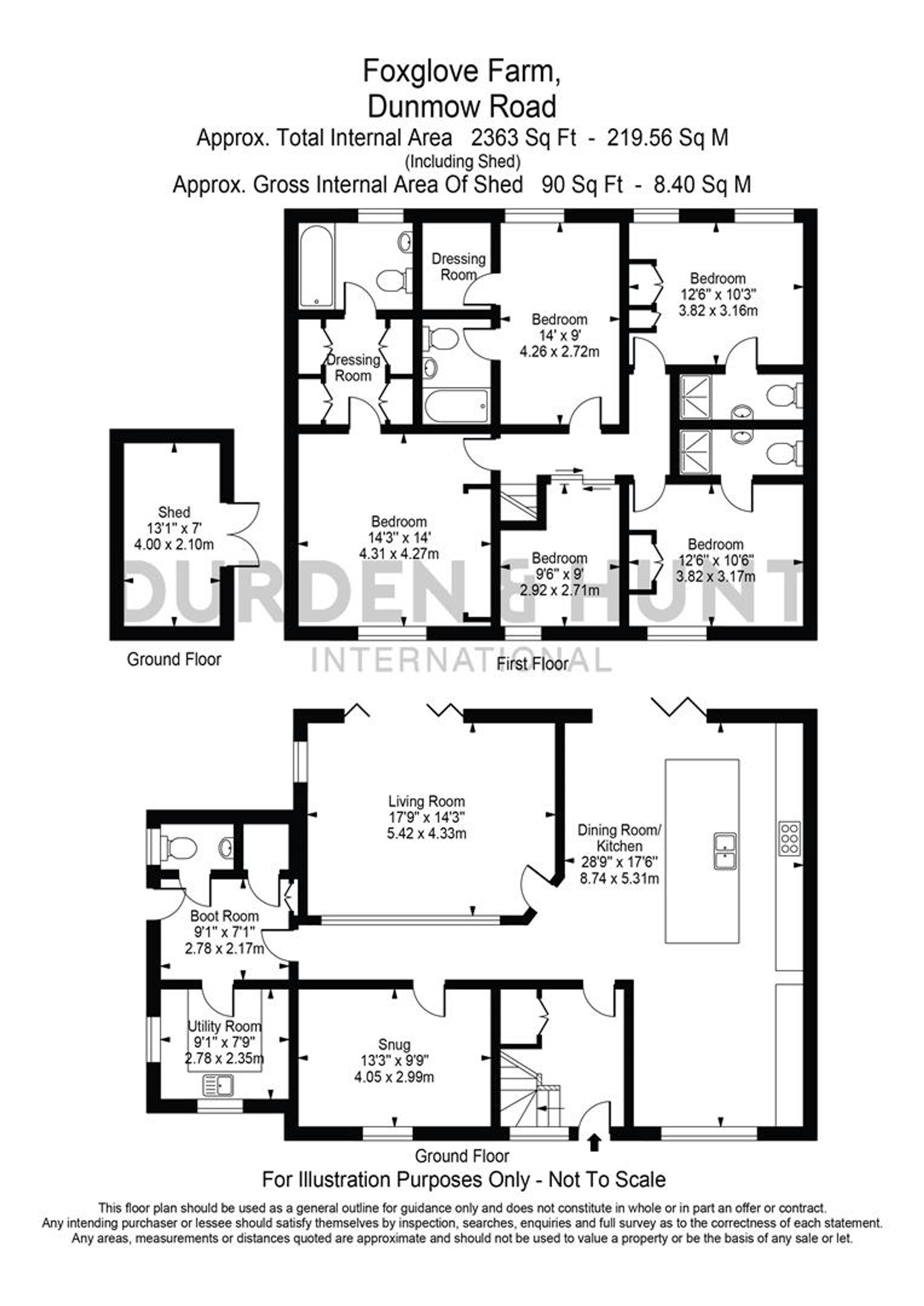 5 Foxglove Farm Dunmow Road, Bishop's Stortford floorplan