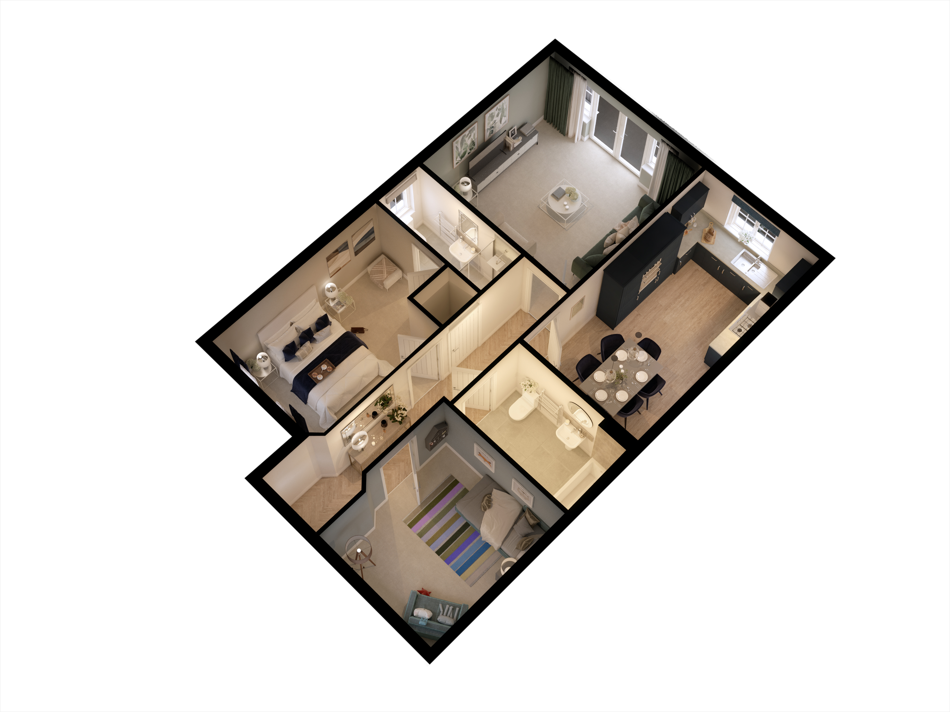 The Grasmere, Wreacroft, The Brooklands, Wrea Green floorplan