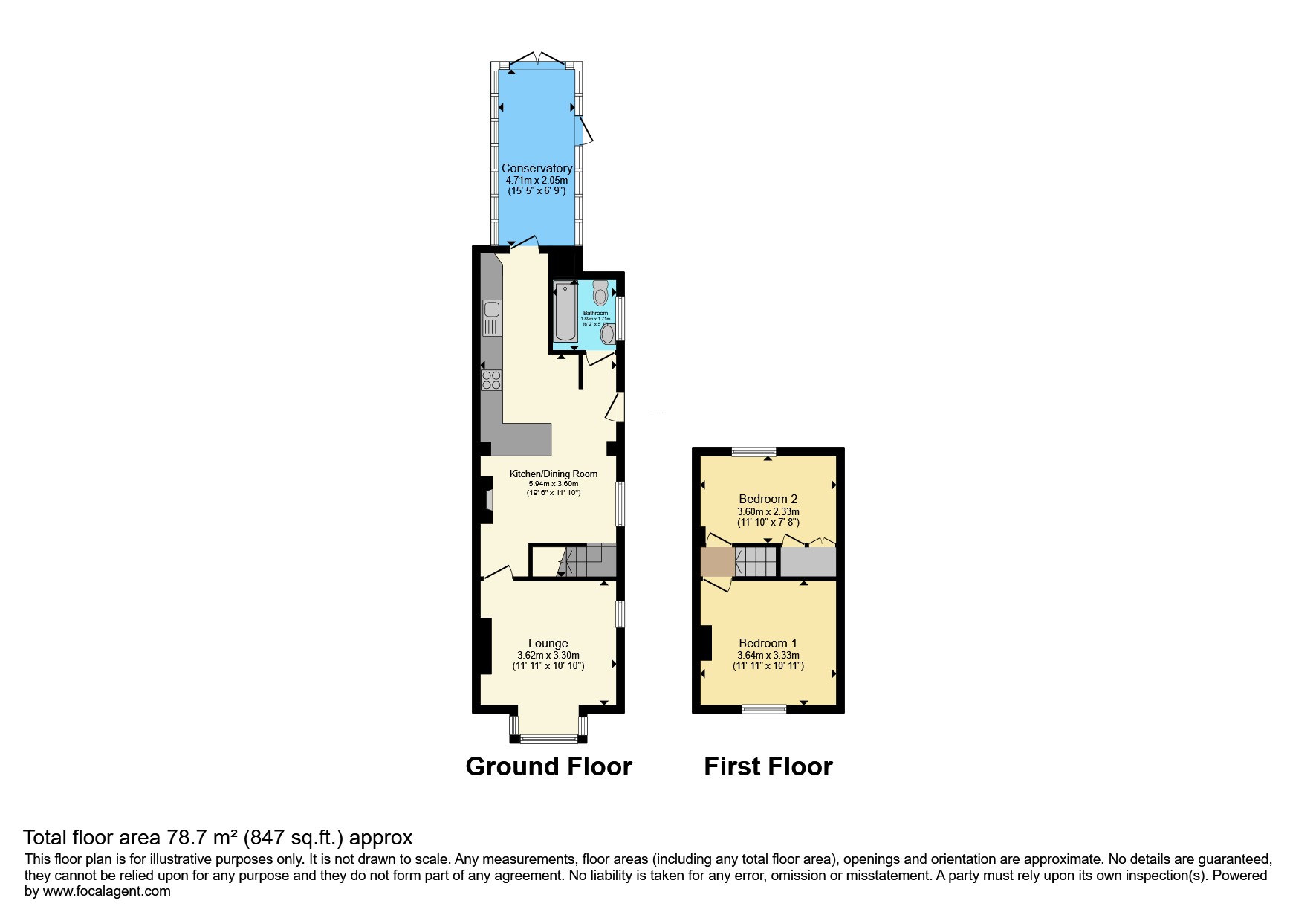 109, Monkton Street, Monkton floorplan
