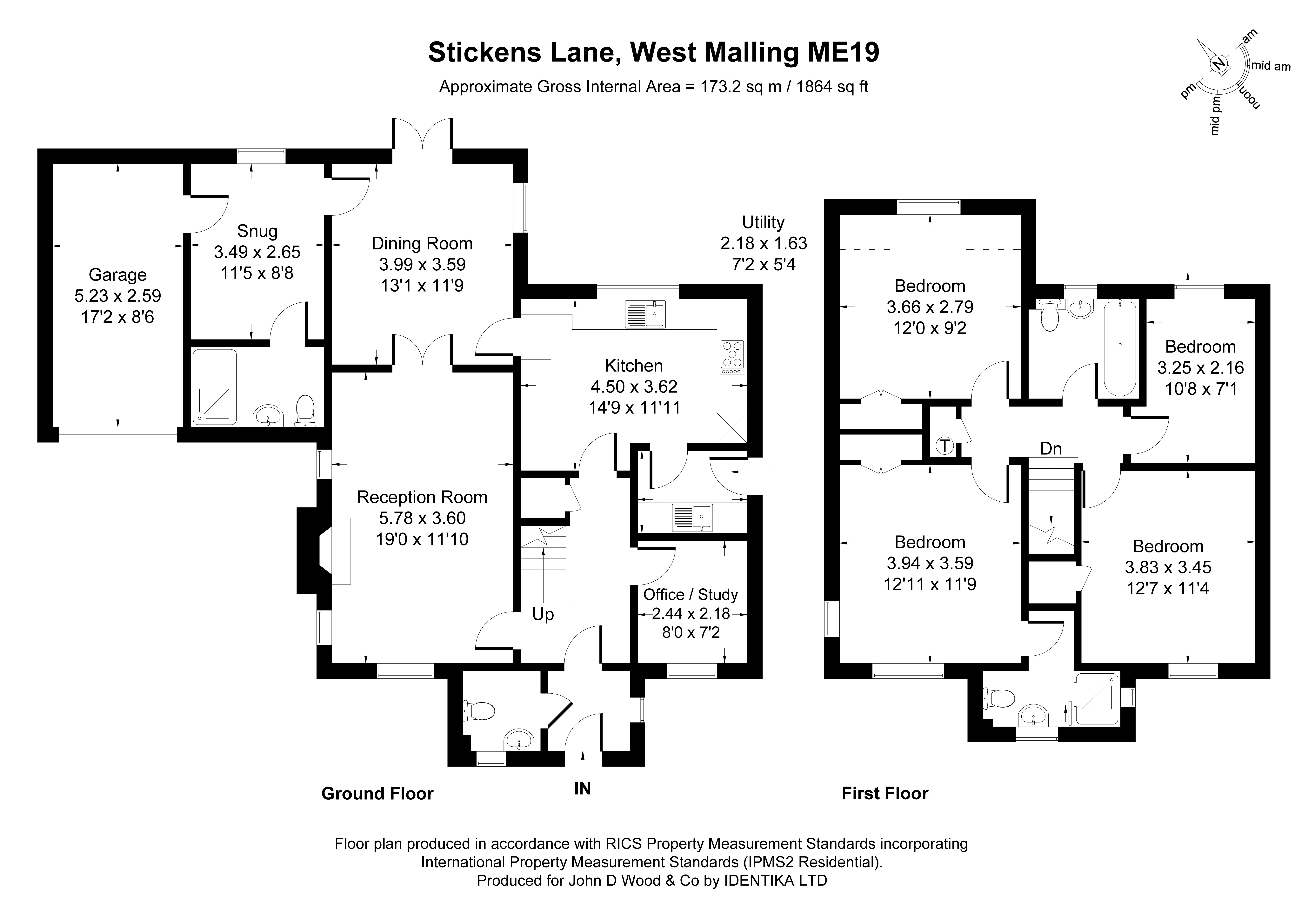 17, Stickens Lane, West Malling floorplan