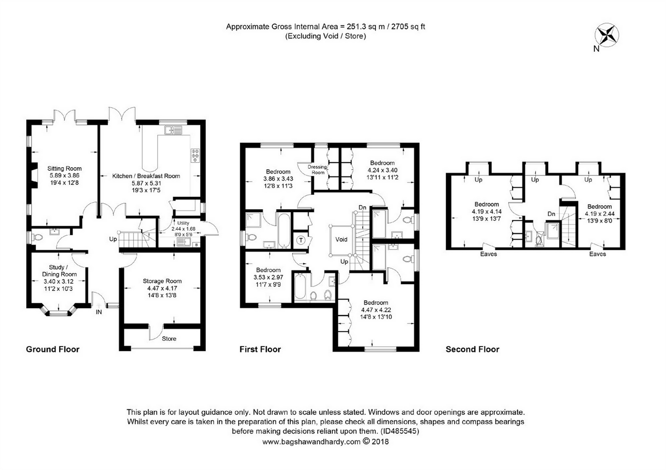 5 Bedrooms Detached house to rent in Midway, Walton-On-Thames, Surrey KT12