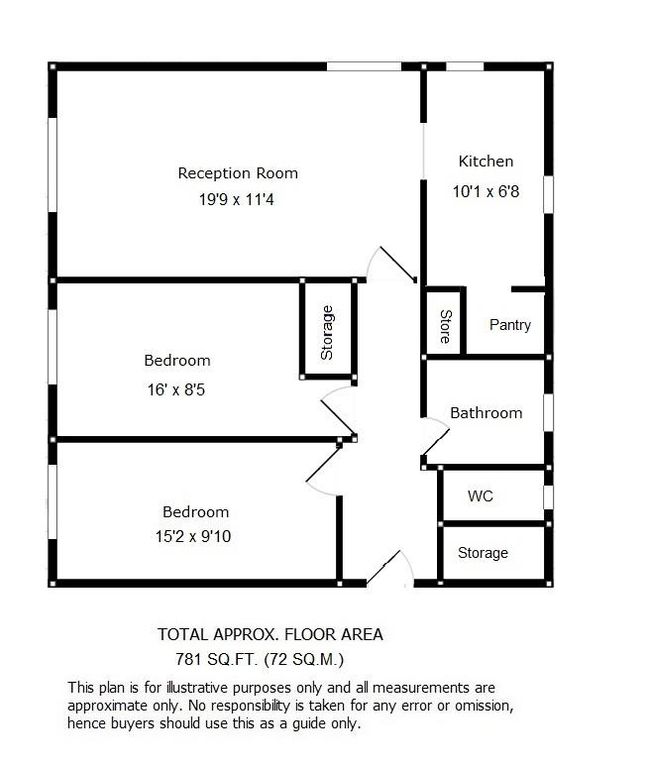 16, Cole Gardens, Hounslow floorplan