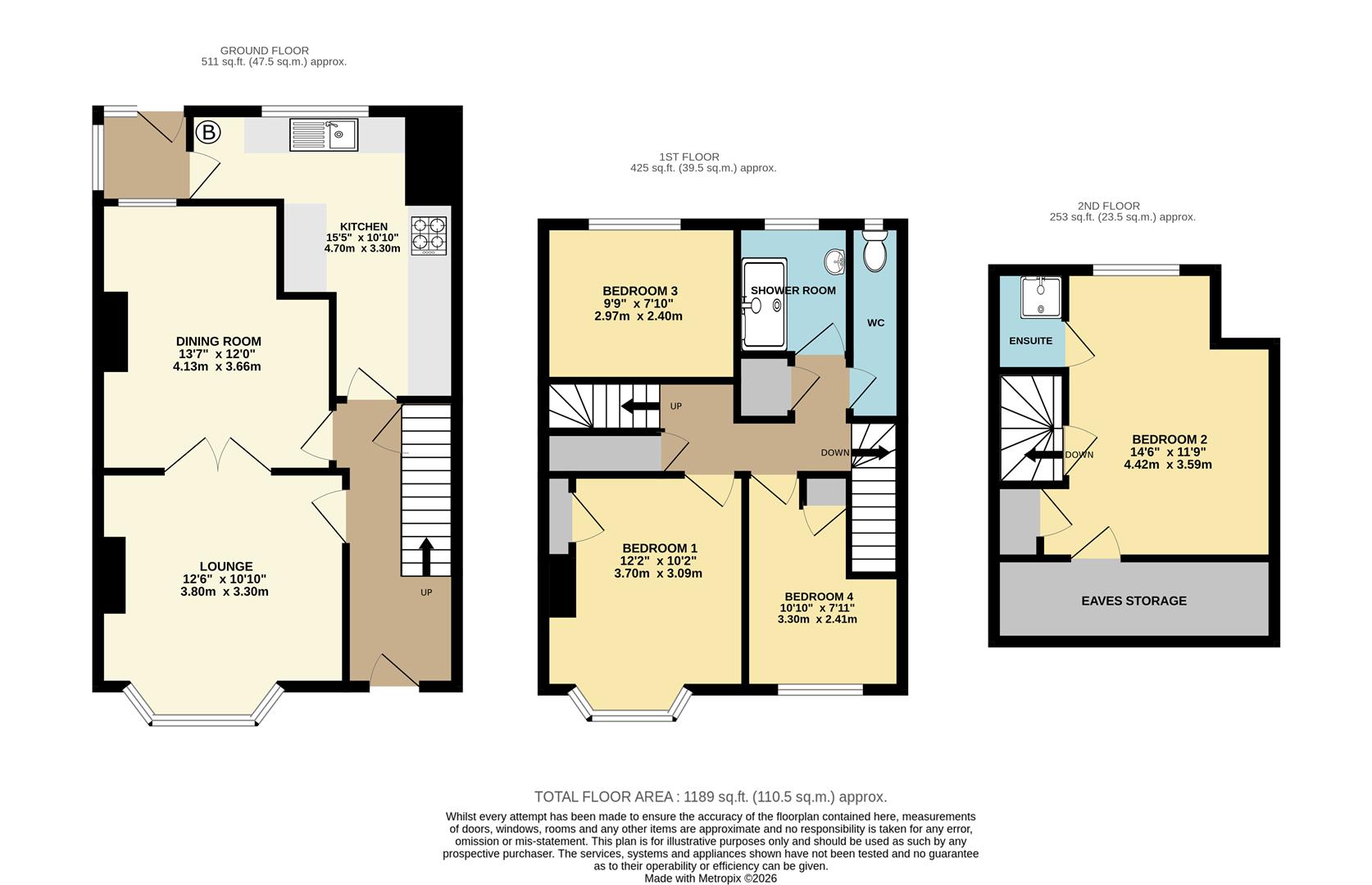 31, Milton Street, Brixham floorplan