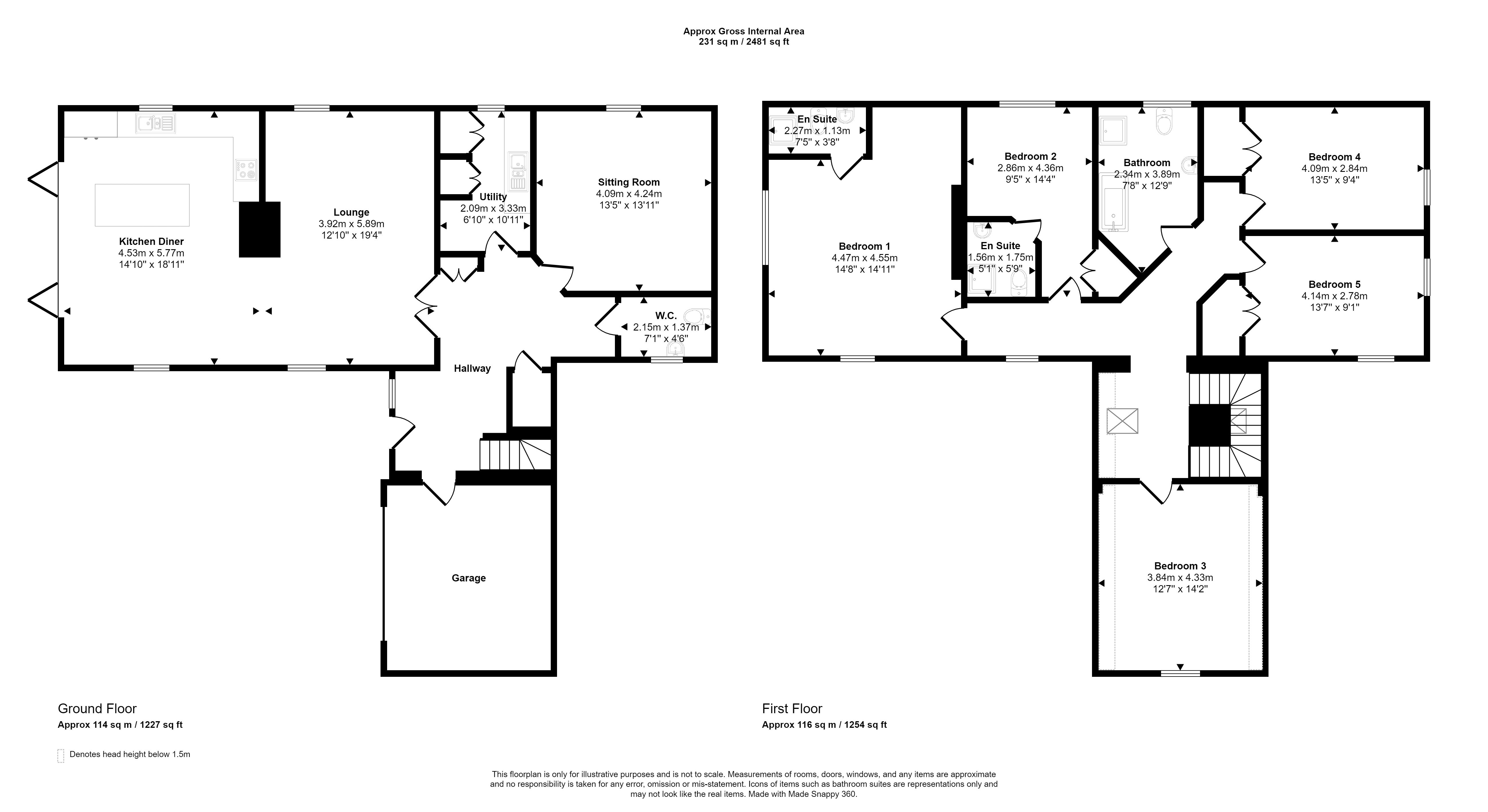 6, Mill Grange, Market Rasen floorplan