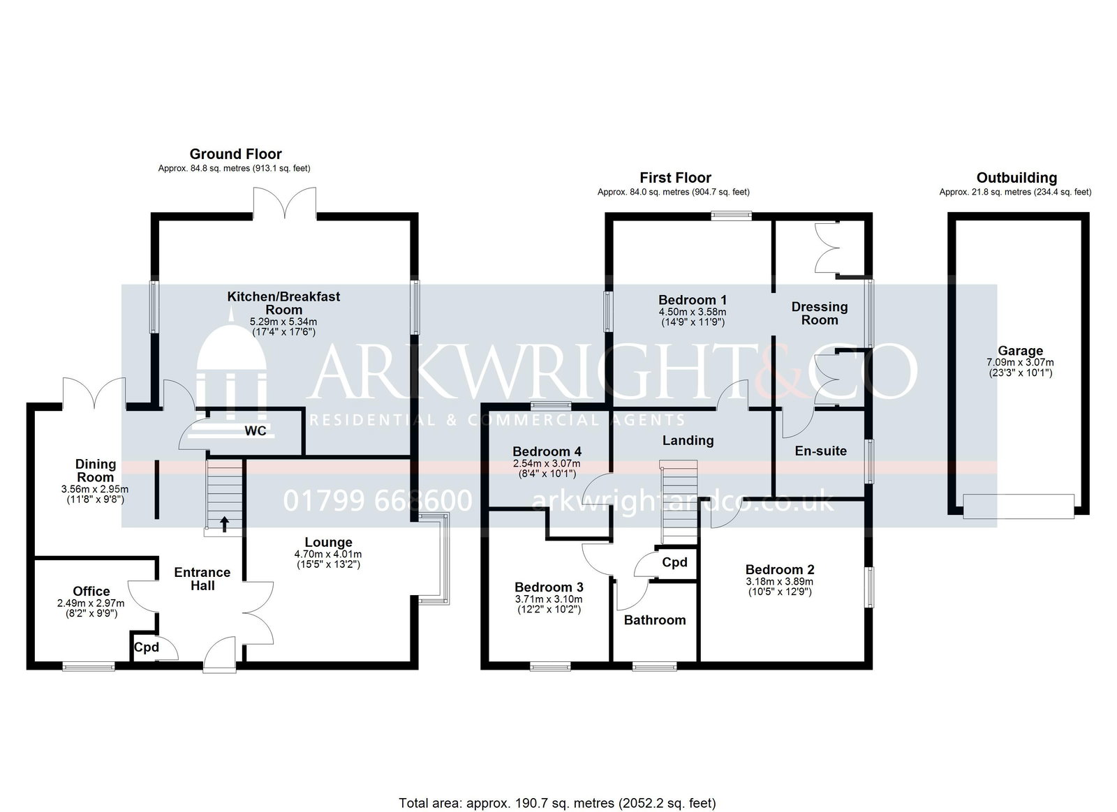 33, Fairfax Drive, Saffron Walden floorplan