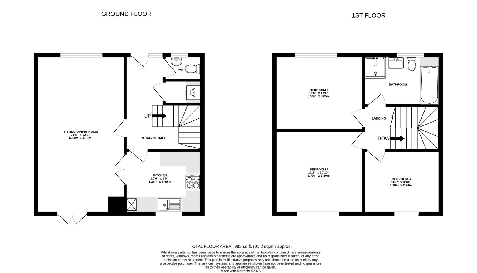 23, Millard Close, Hereford floorplan