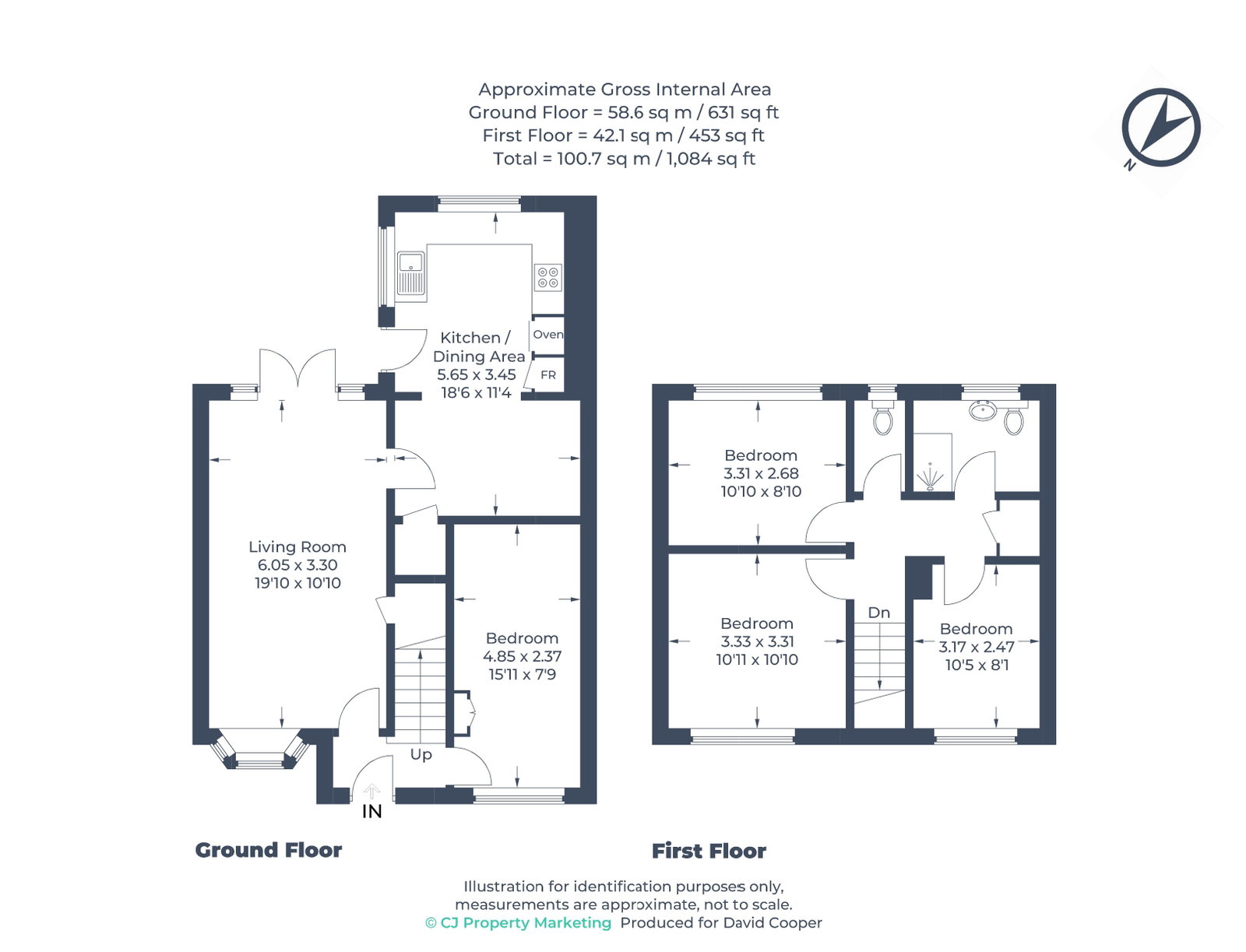 16, Salters Way, Dunstable floorplan