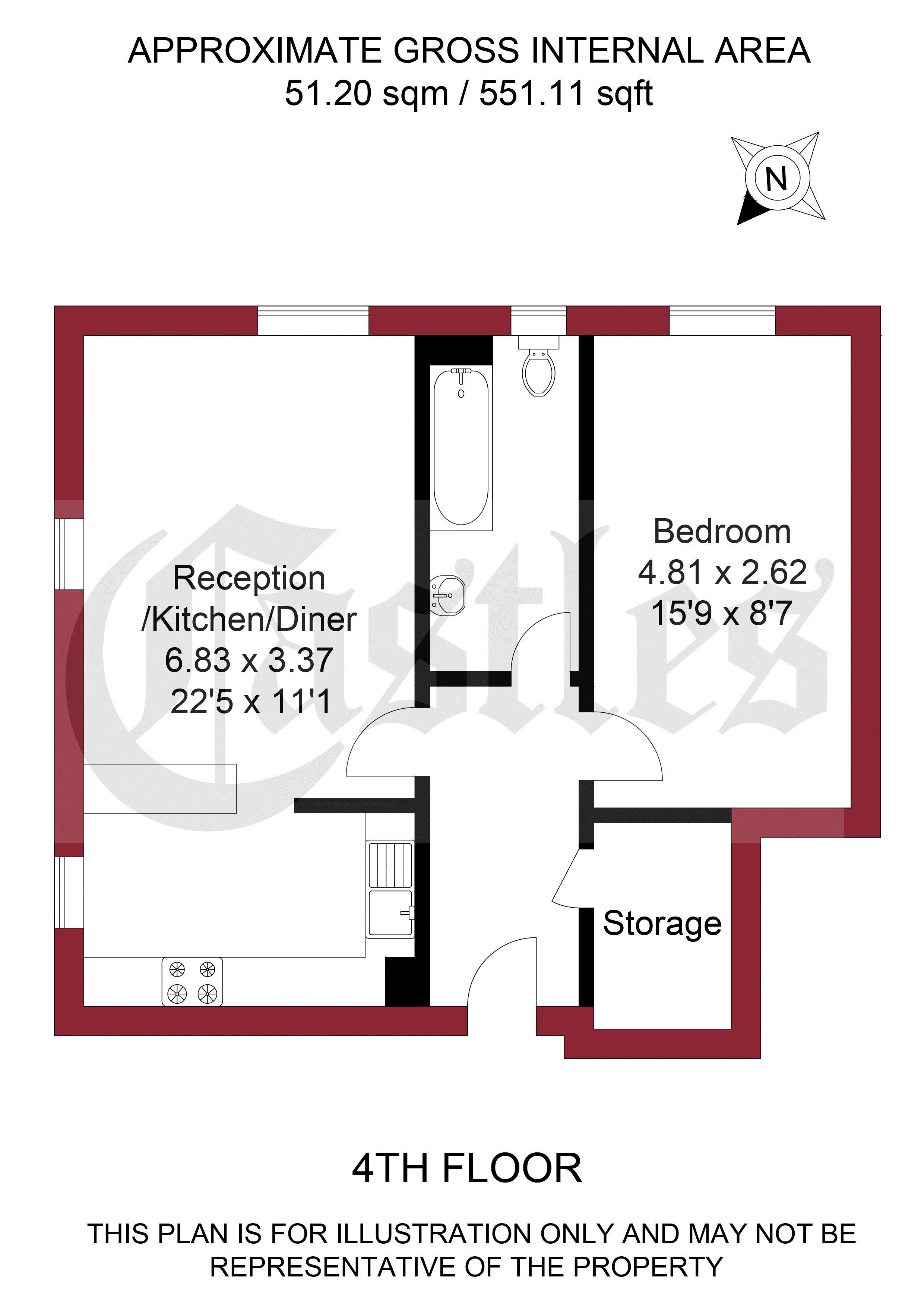 1 Bedrooms Flat for sale in Lansdowne Drive, London E8